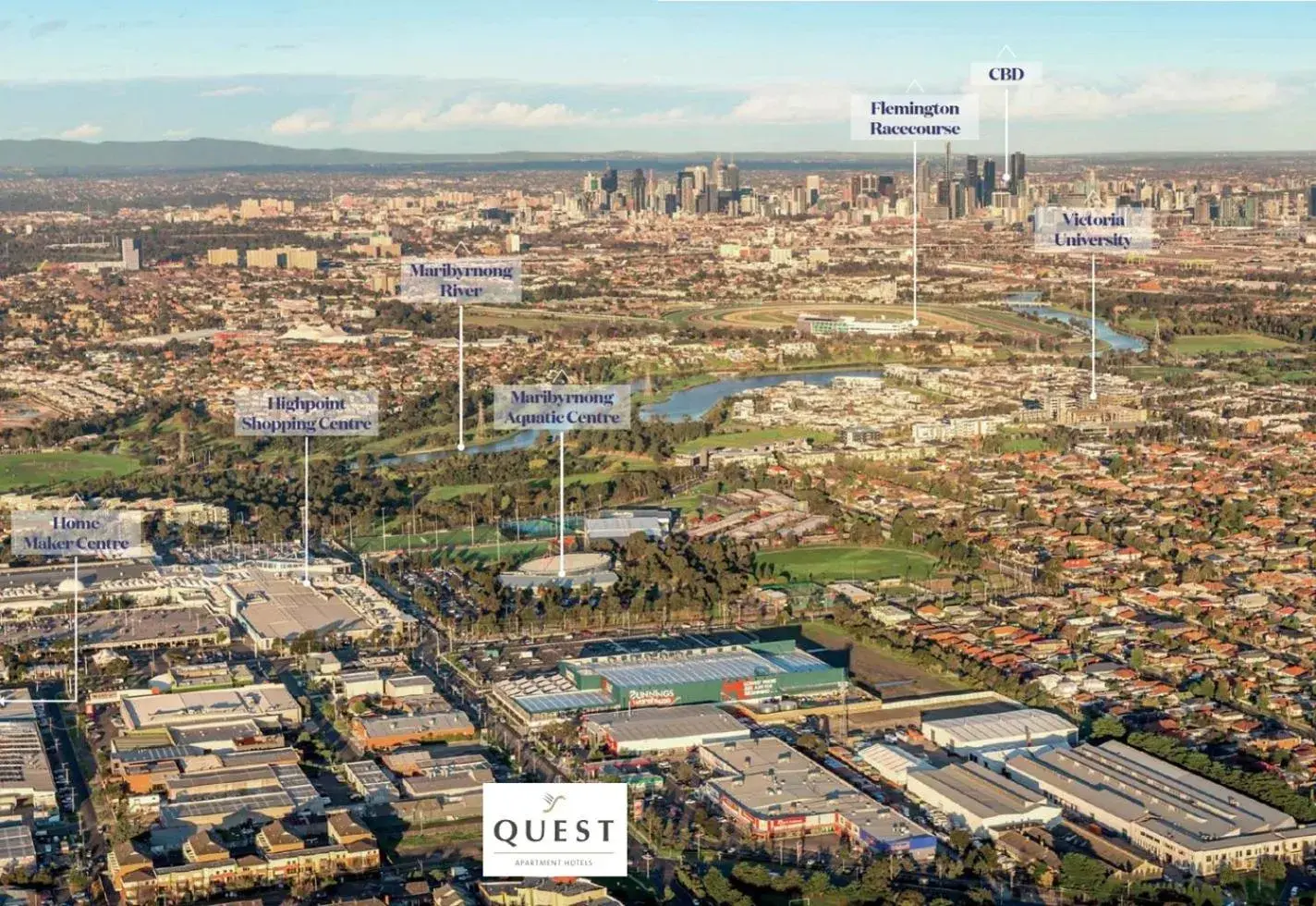 Bird's eye view in Quest Maribyrnong Bird's eye view in Quest Maribyrnong