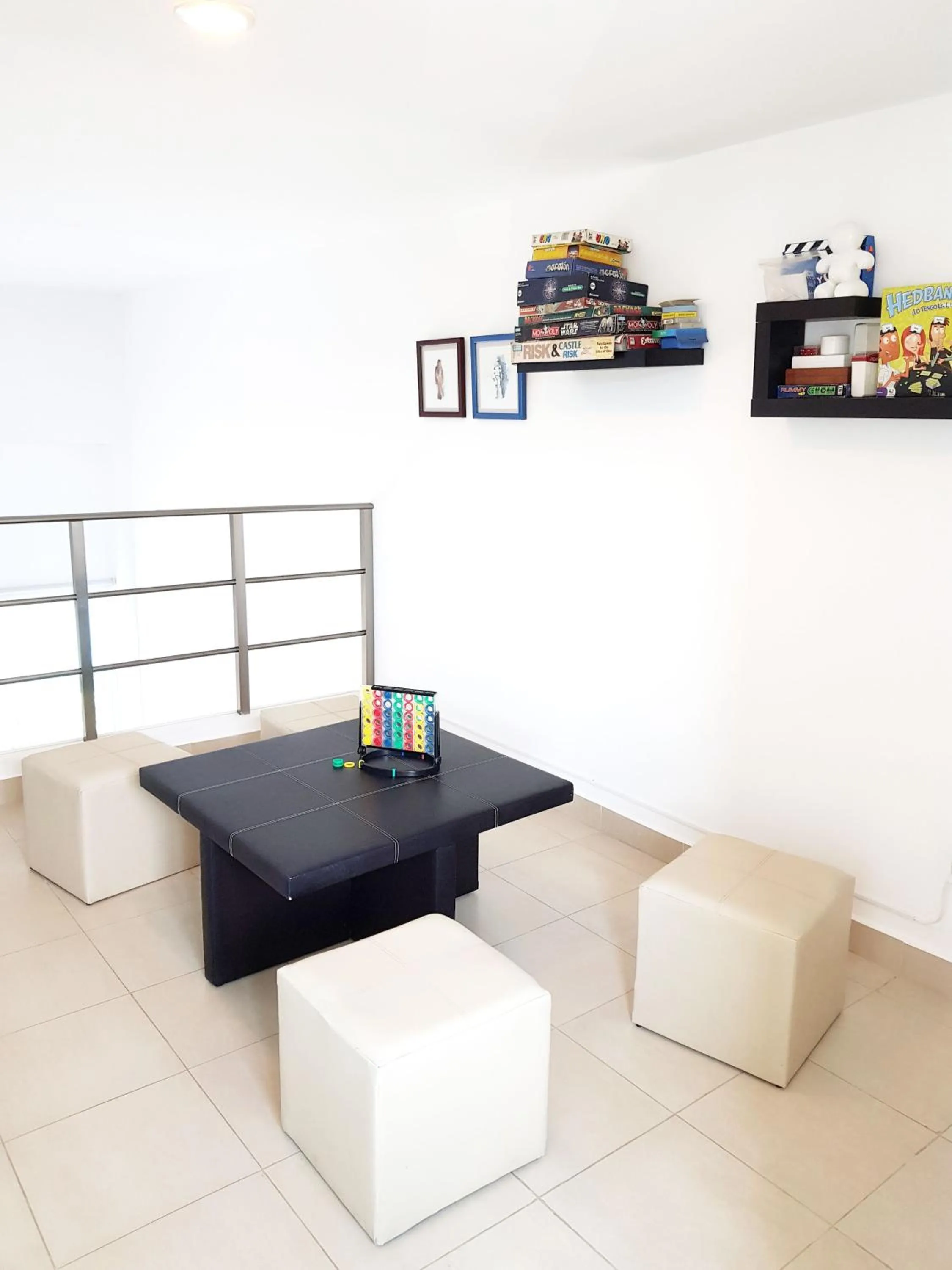 Seating area in Geek-Chic Townhouse