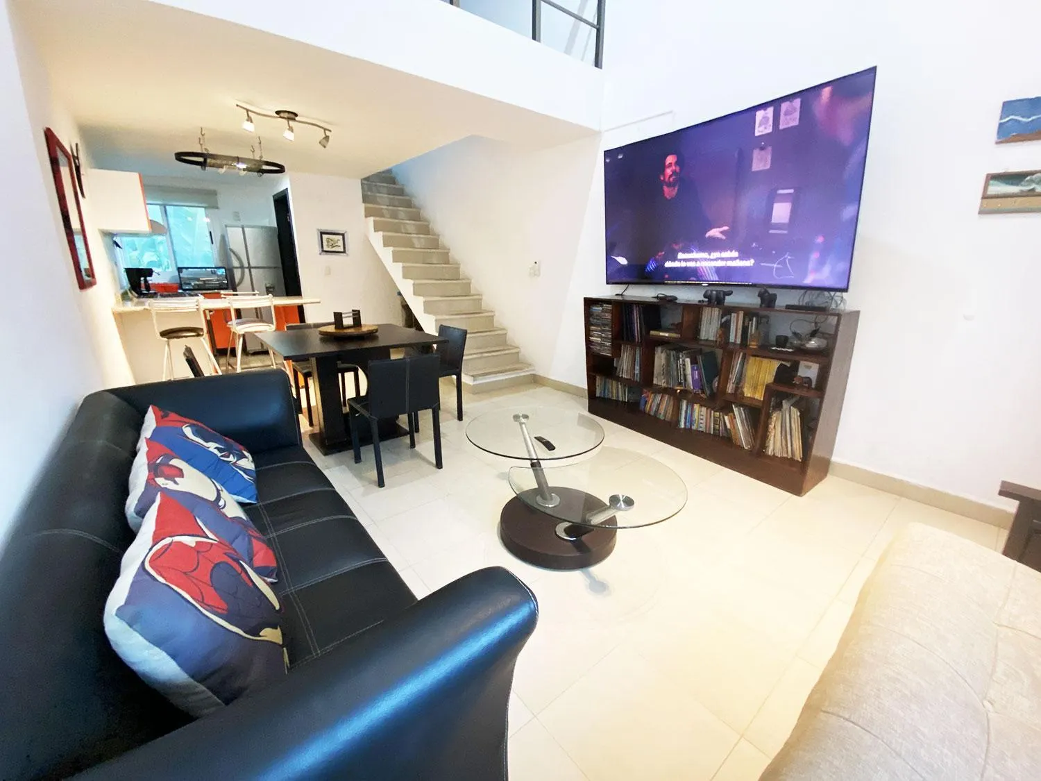 Living room in Geek-Chic Townhouse