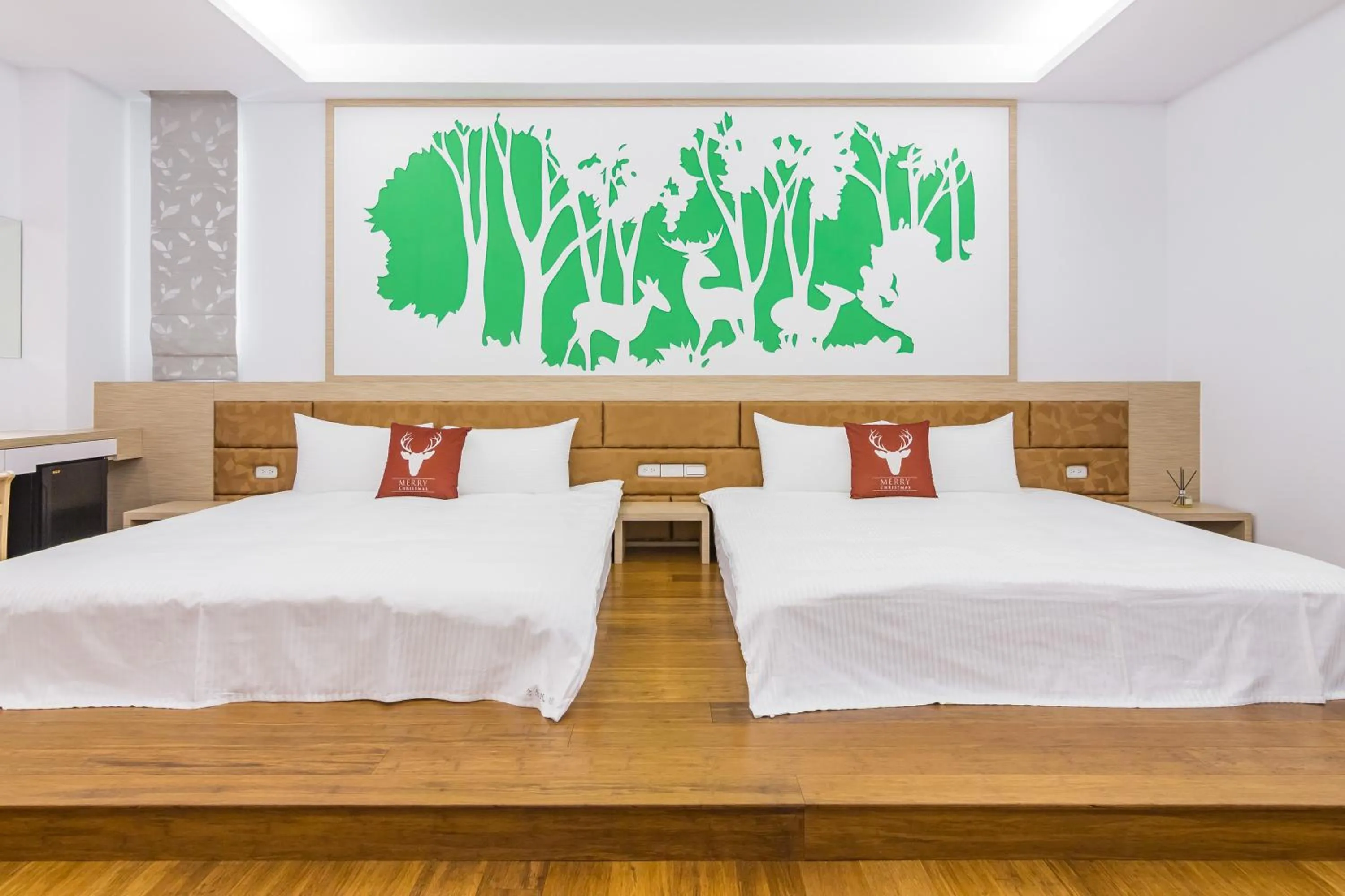 Decorative detail, Bed in CHEN FENG HOMESTAY