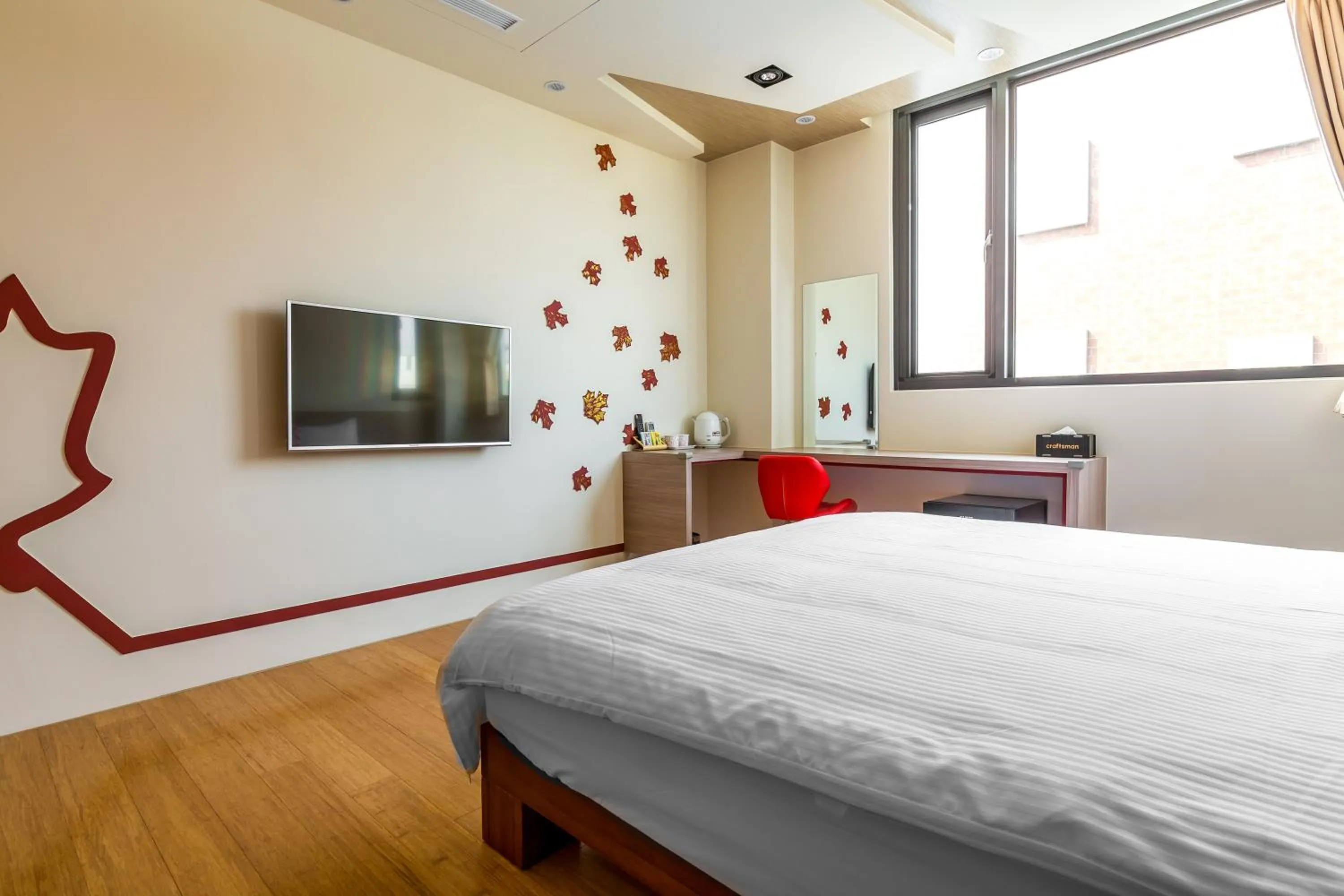 Decorative detail, Bed in CHEN FENG HOMESTAY