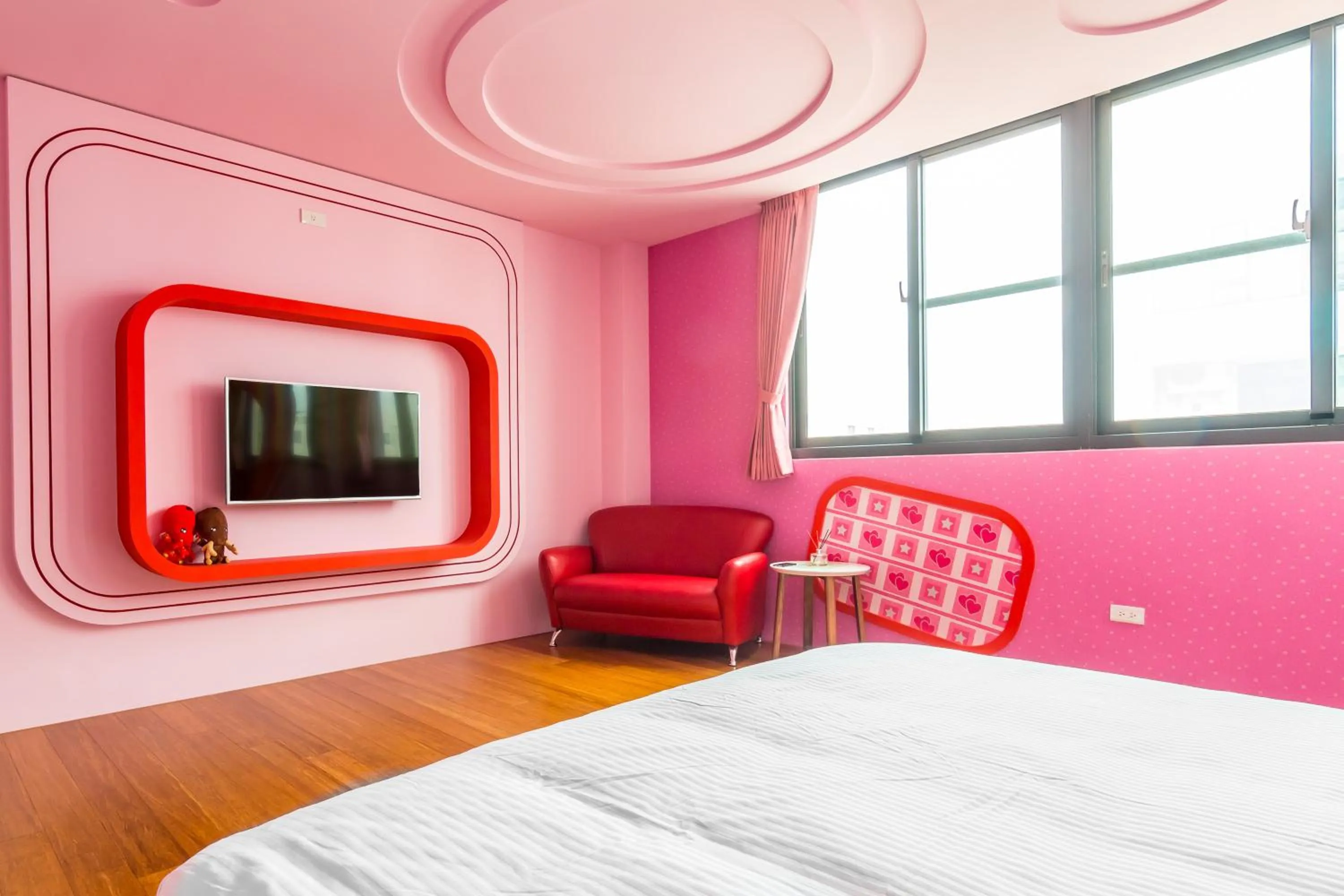 Decorative detail, Bed in CHEN FENG HOMESTAY