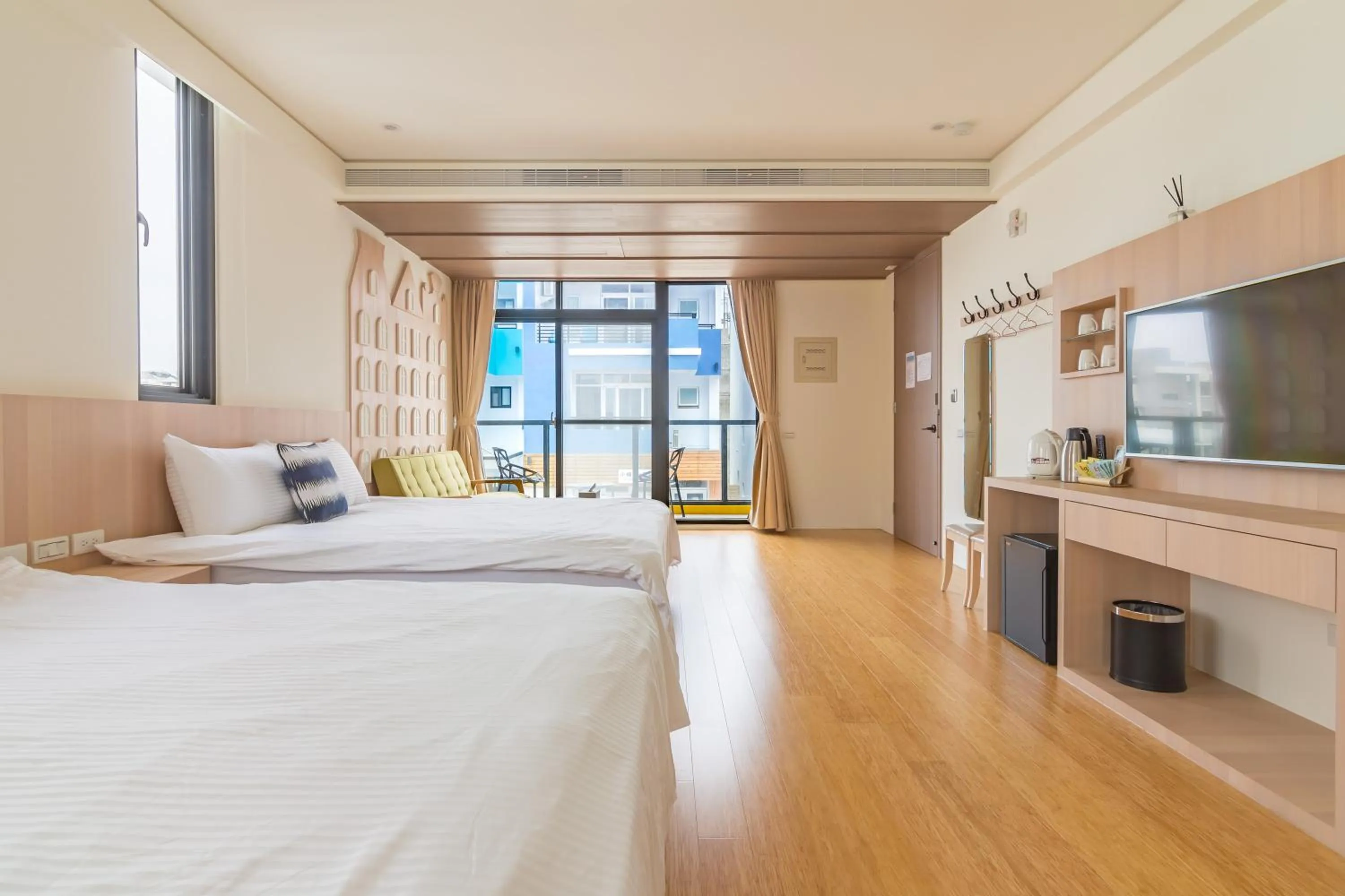 Decorative detail, Bed in CHEN FENG HOMESTAY