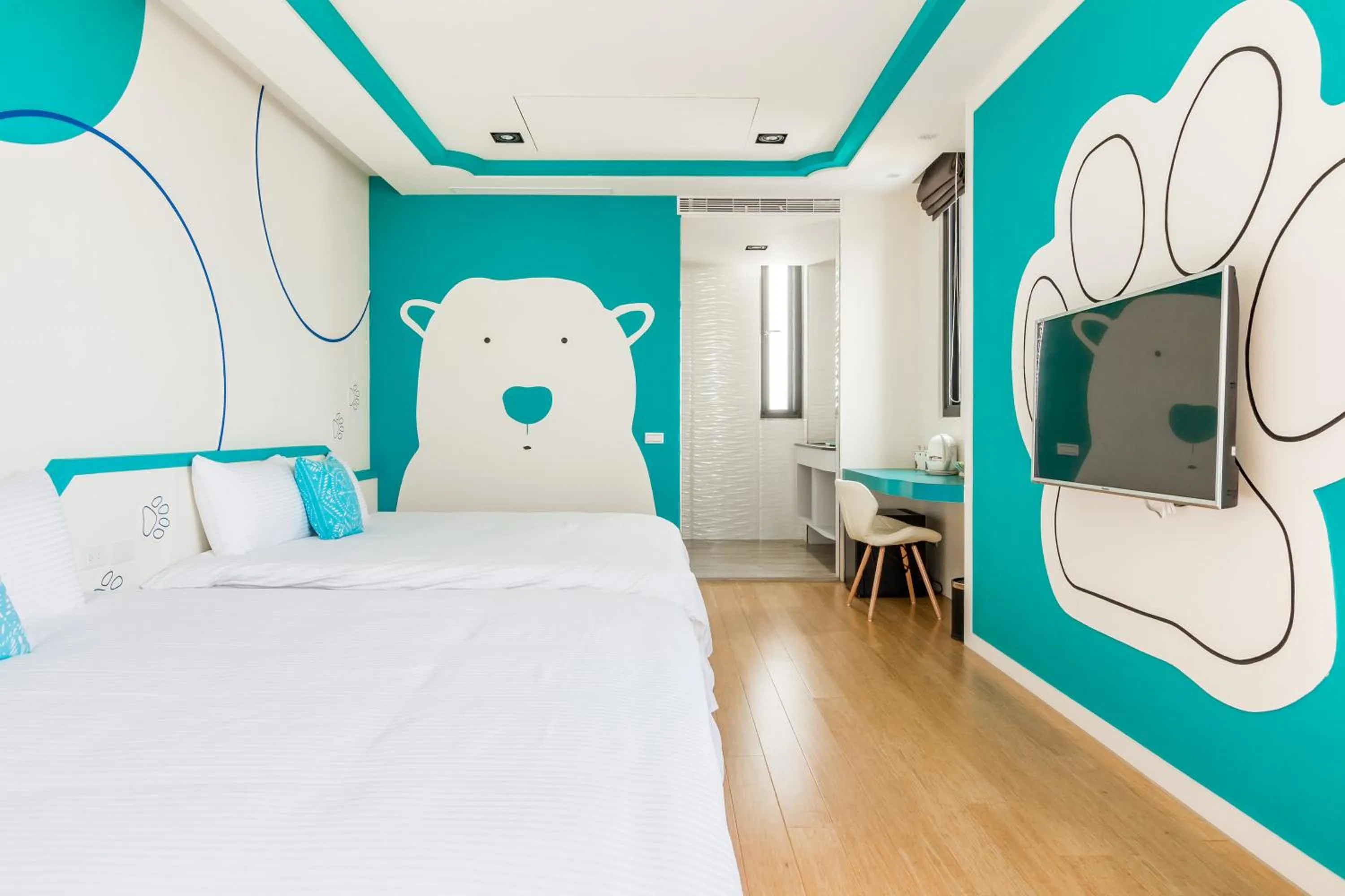 Decorative detail, Bed in CHEN FENG HOMESTAY