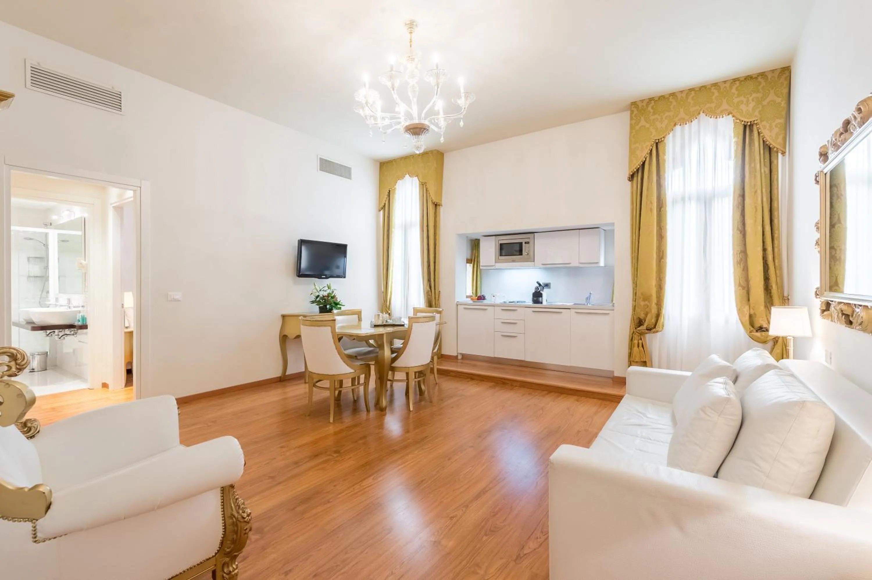 Kitchen or kitchenette in Al Bailo Di Venezia