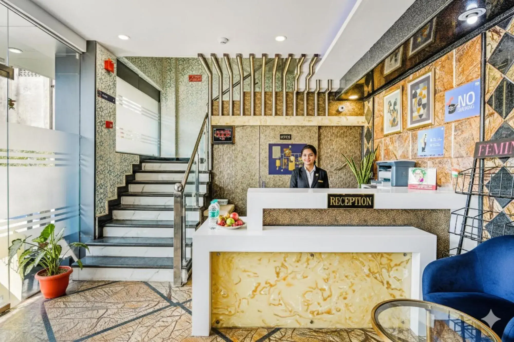 Lobby or reception in FabHotel Metro View Lobby or reception in FabHotel Metro View