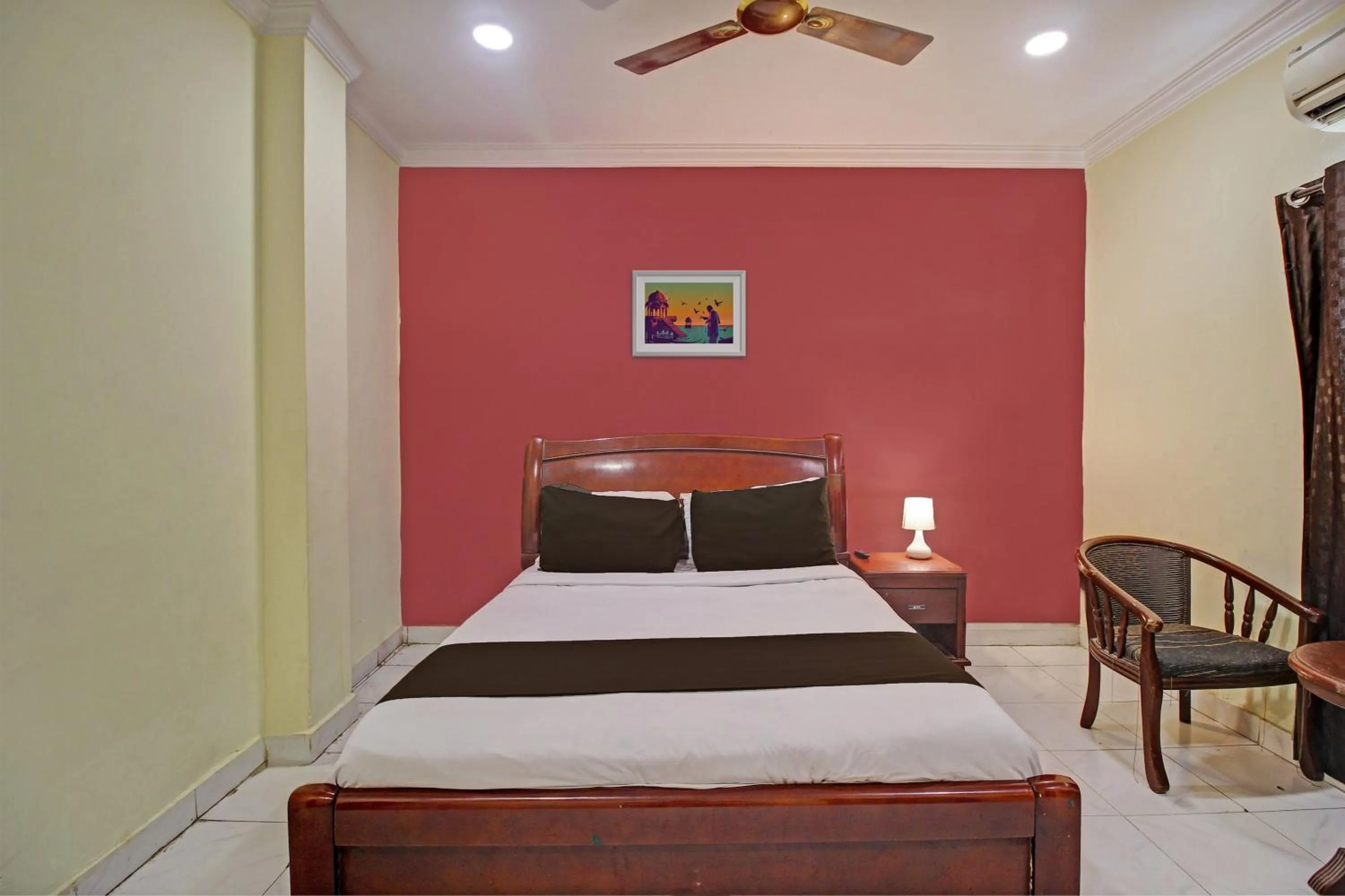 Bedroom, Bed in Hotel O Ruma Near Nampally Railway Station