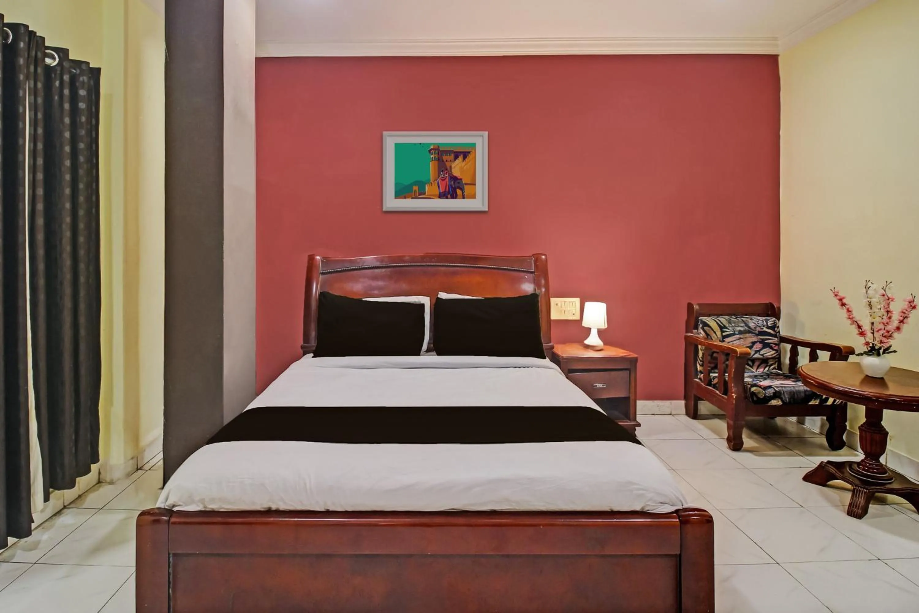 Bedroom, Bed in Hotel O Ruma Near Nampally Railway Station