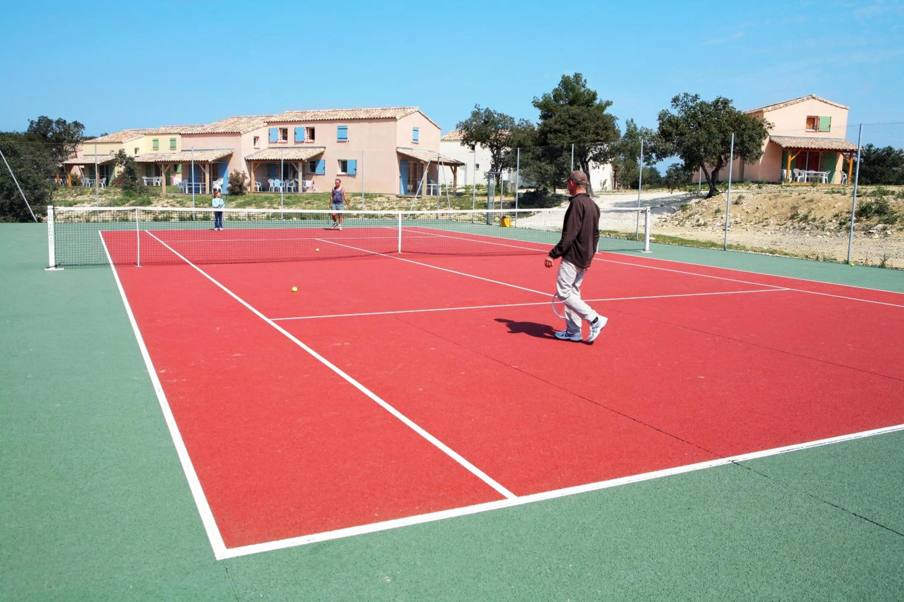 Tennis court in Résidence Néméa les Portes des Cévennes