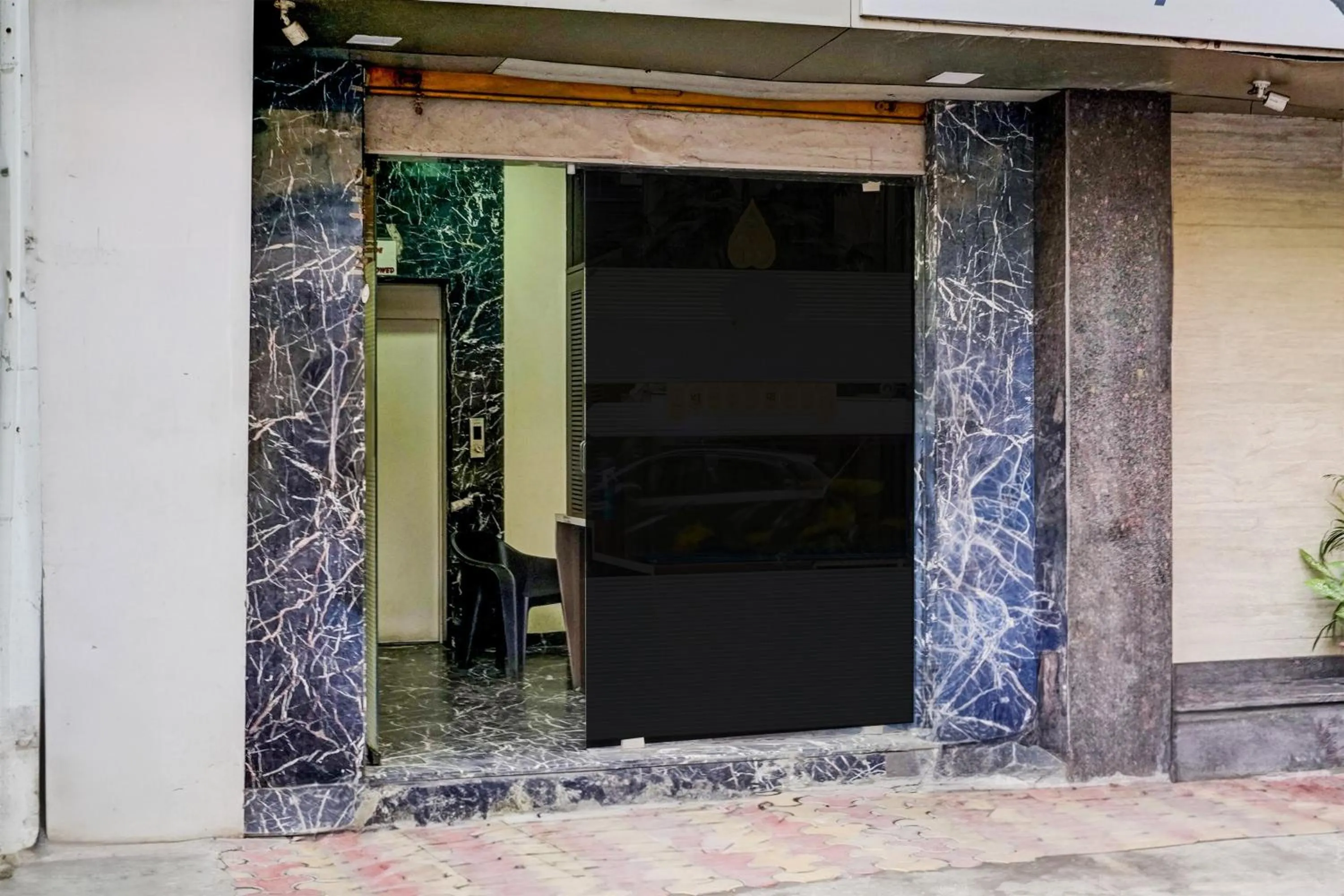 Facade/entrance in Hotel O Lotus Residency Near Anand Nagar Metro Station
