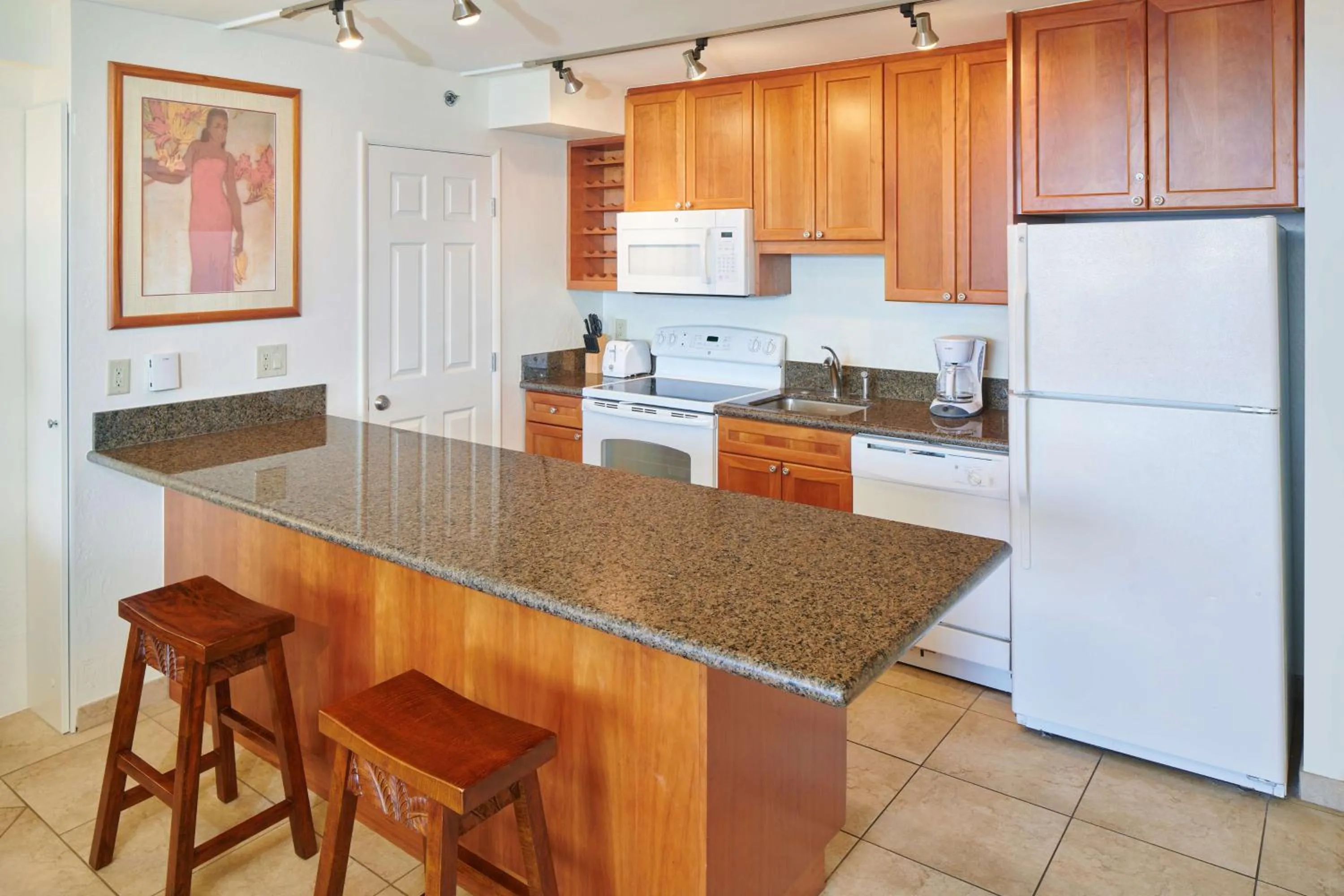 Kitchen or kitchenette in Aston Kaanapali Shores