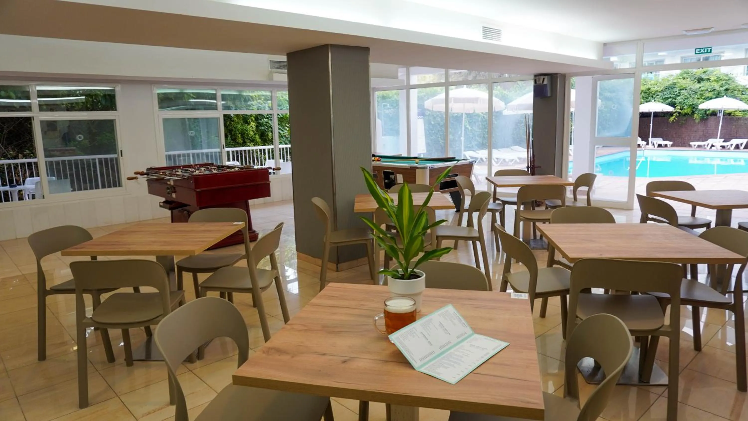 Seating area in O7 Alea