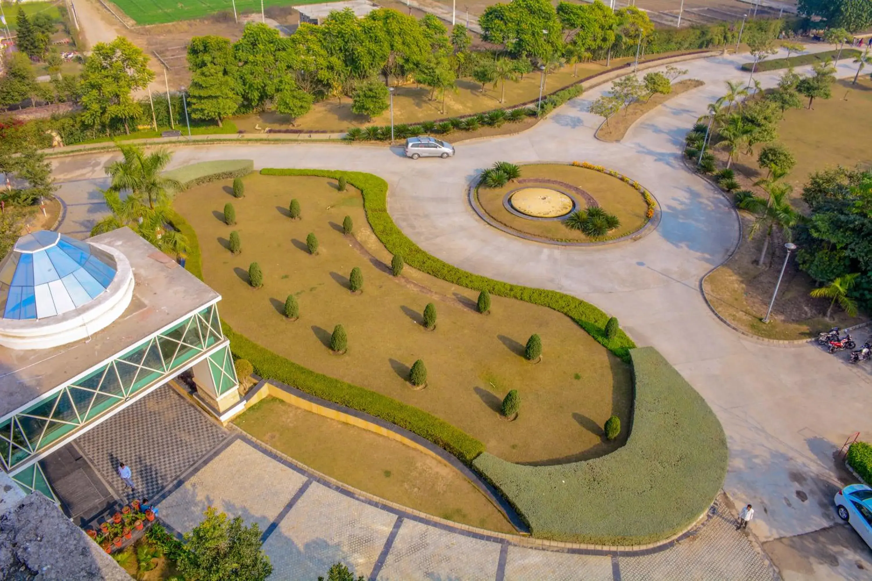 Garden view in Four Leaf Service Suites, Haridwar Garden view in Four Leaf Service Suites, Haridwar