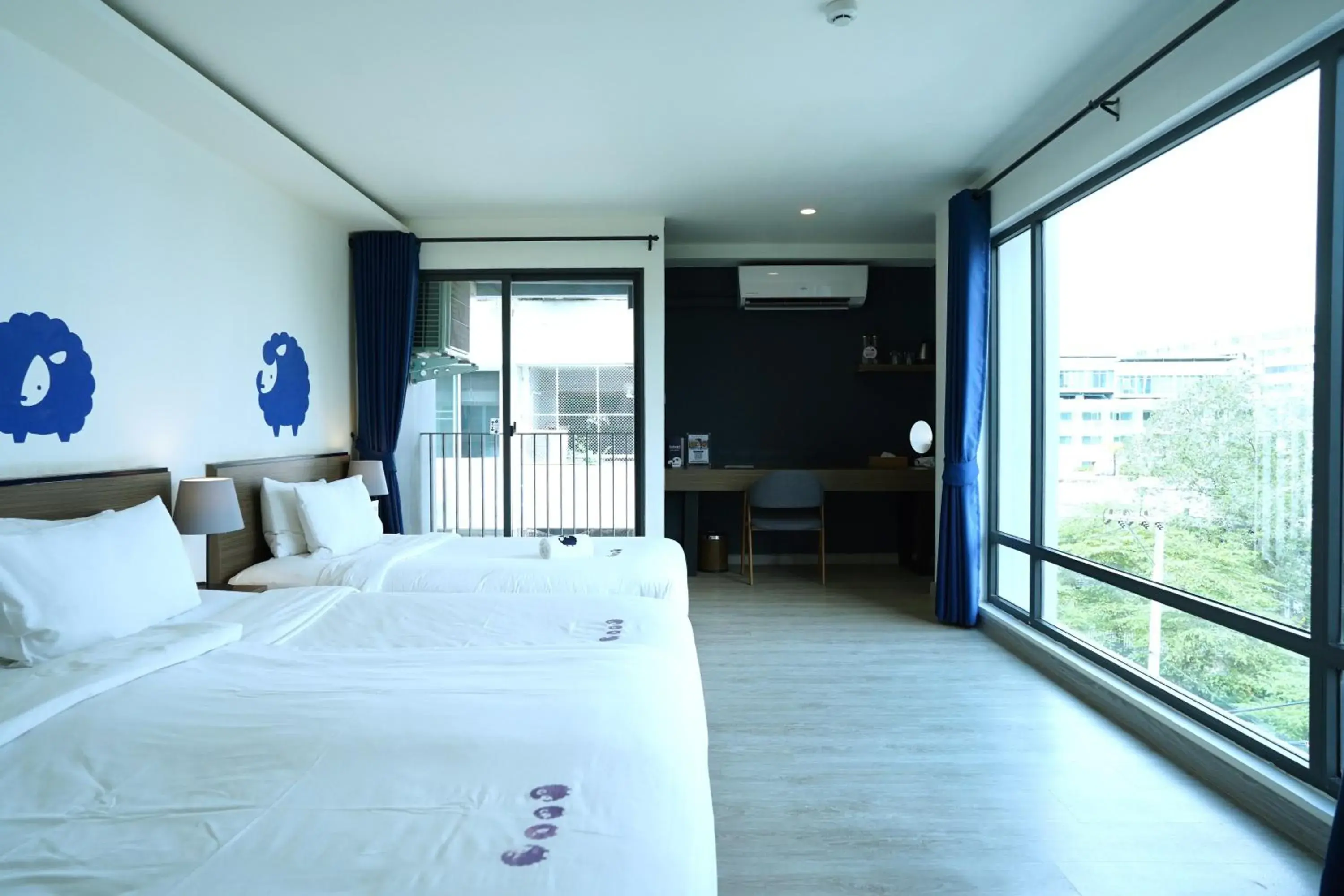 View (from property/room), Bed in Kokotel Chiang Mai Nimman View (from property/room), Bed in Kokotel Chiang Mai Nimman