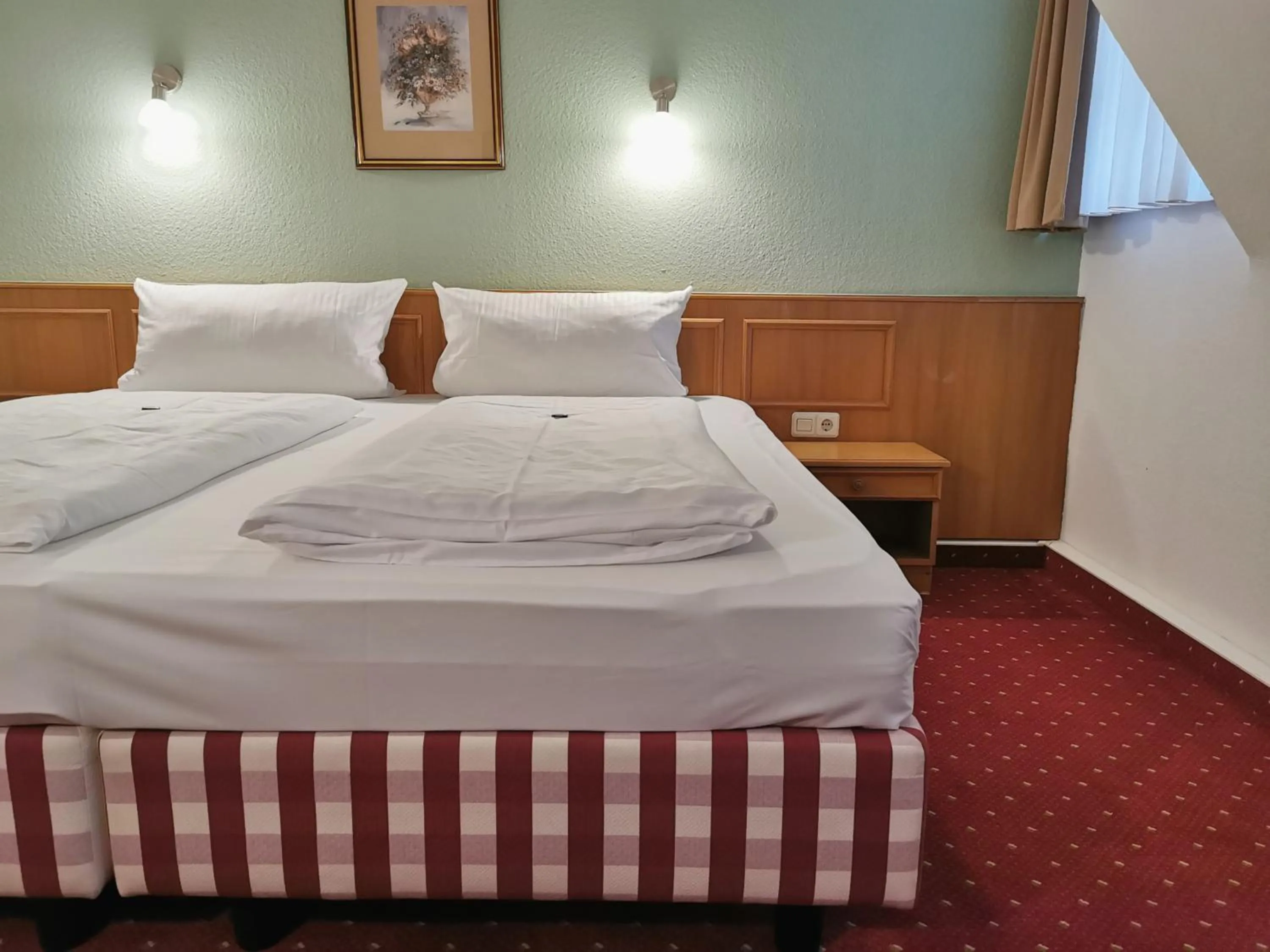 Photo of the whole room, Bed in Landhotel Ölmühle