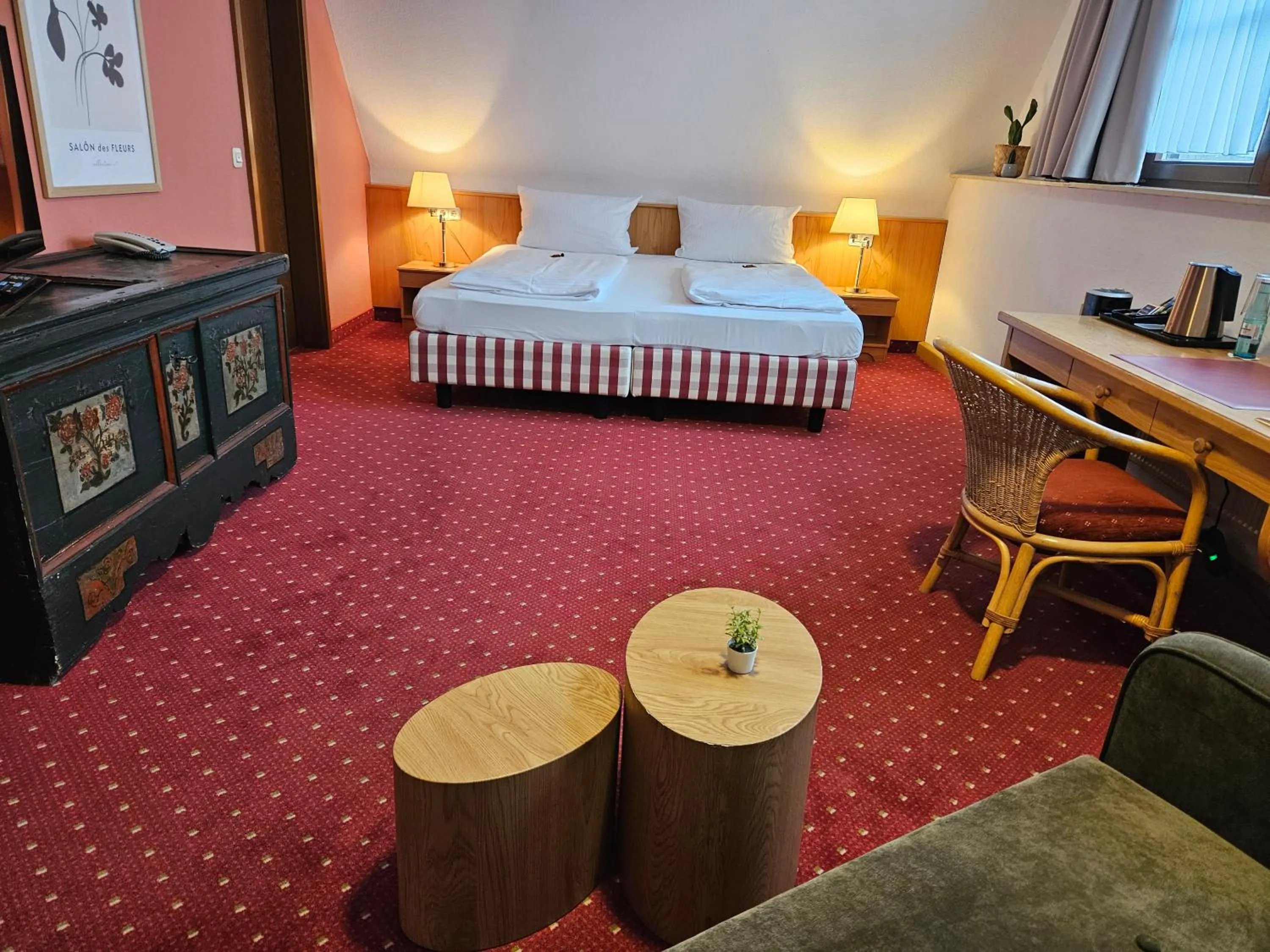 Photo of the whole room, Bed in Landhotel Ölmühle