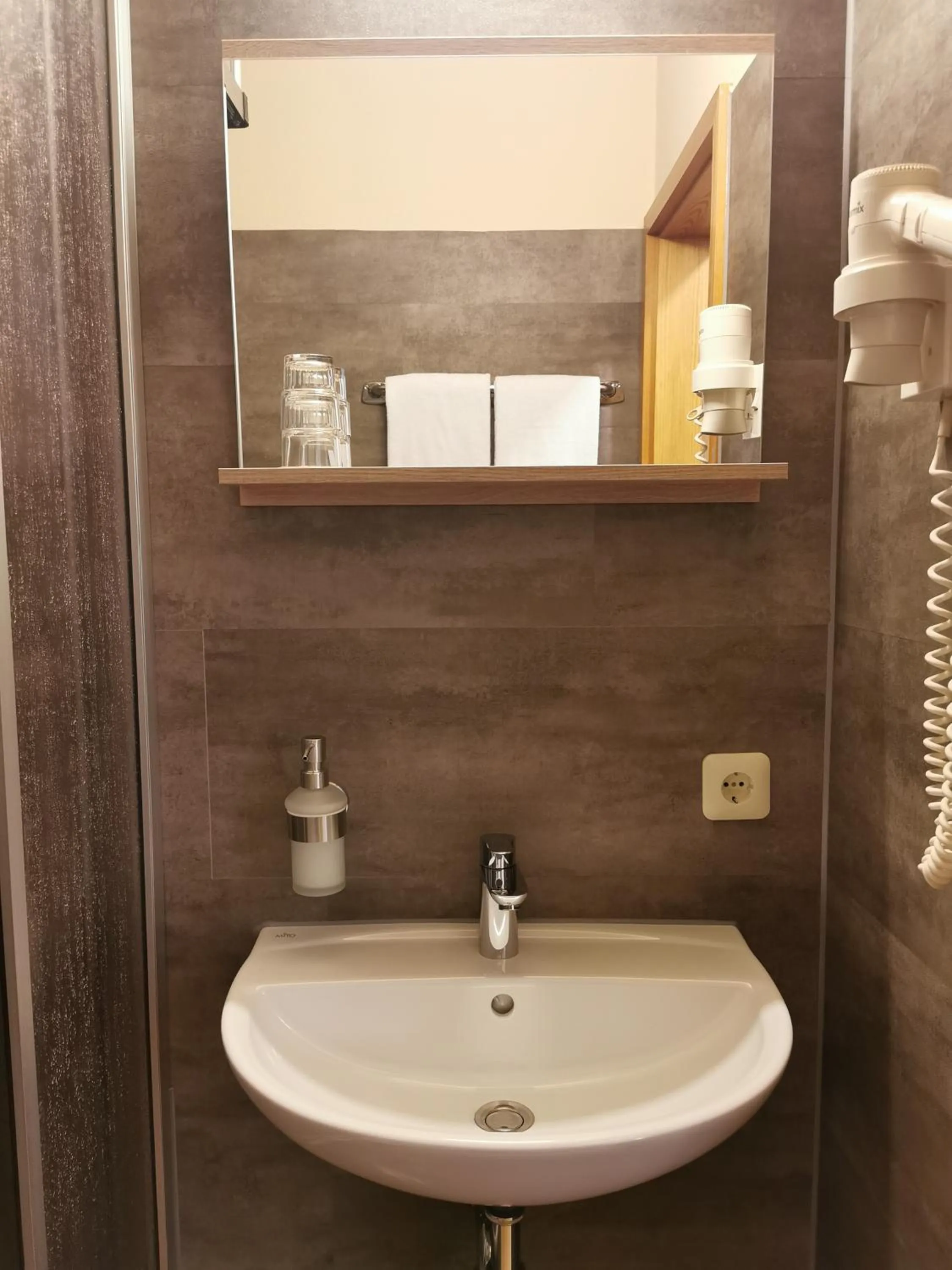 Bathroom in Landhotel Ölmühle