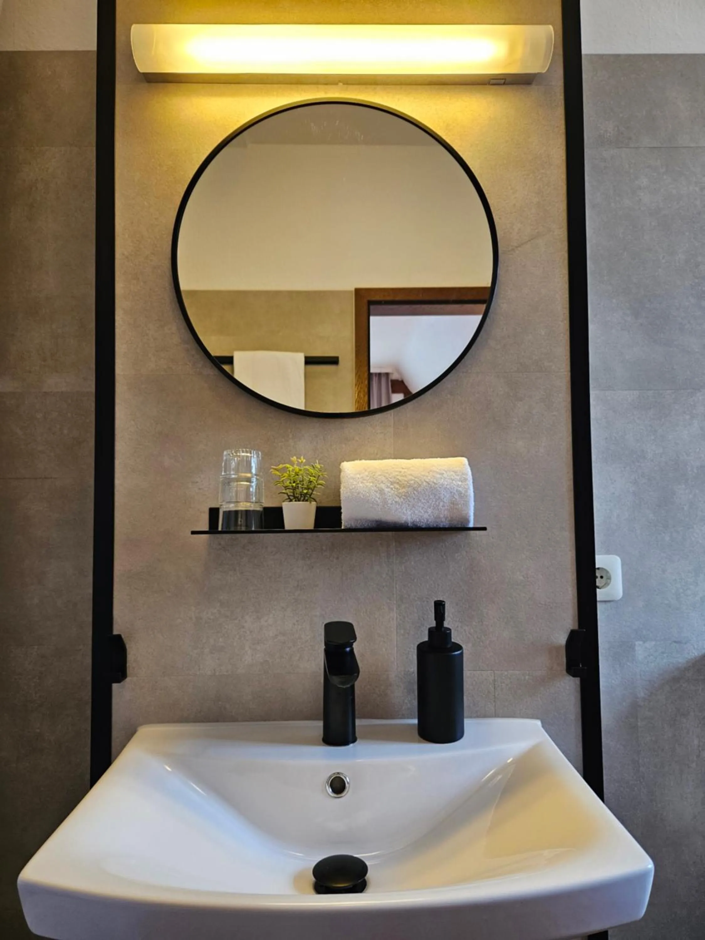 Bathroom in Landhotel Ölmühle