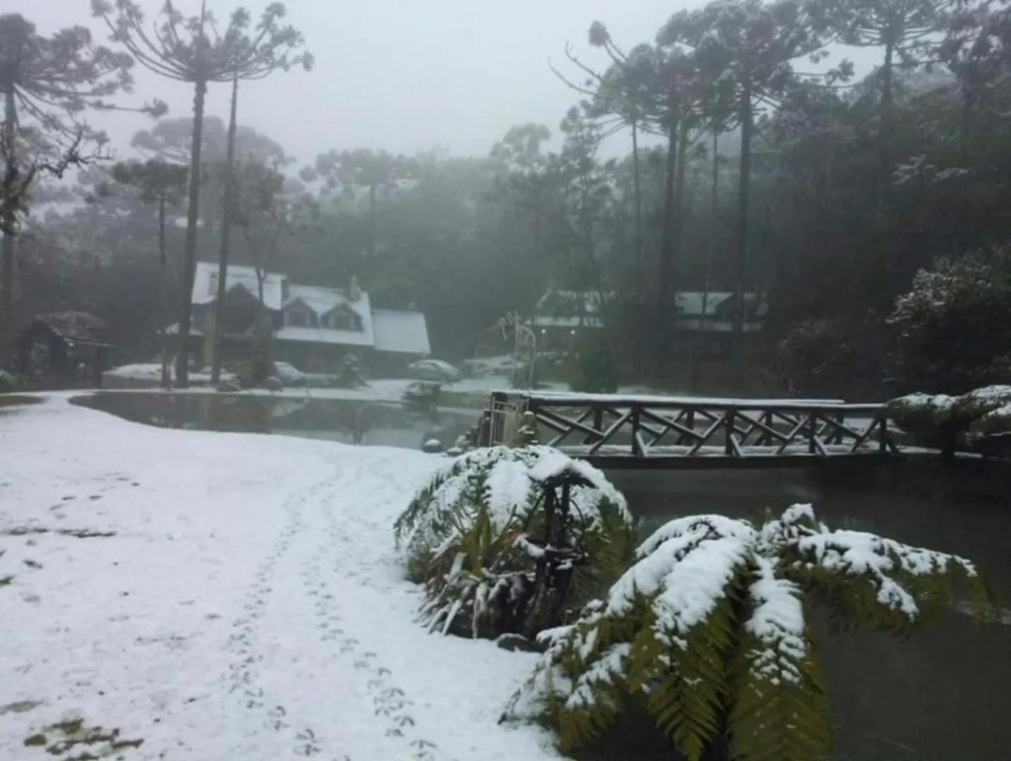 Winter in Estalagem Coração Da Mata