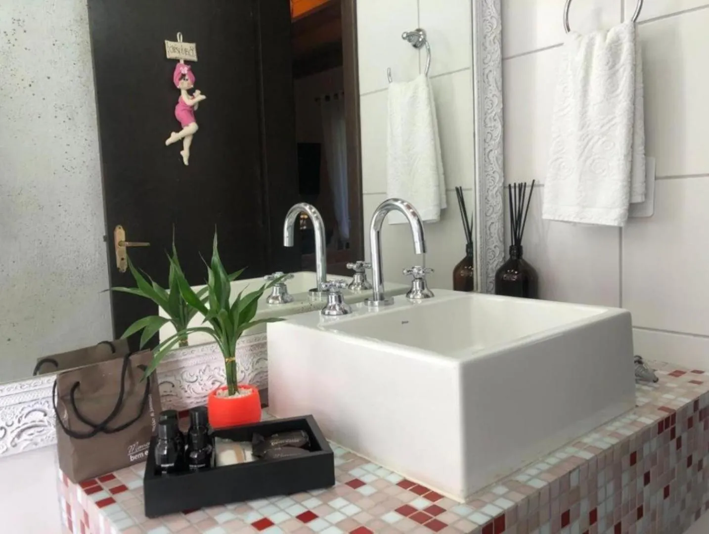 Bathroom in Estalagem Coração Da Mata