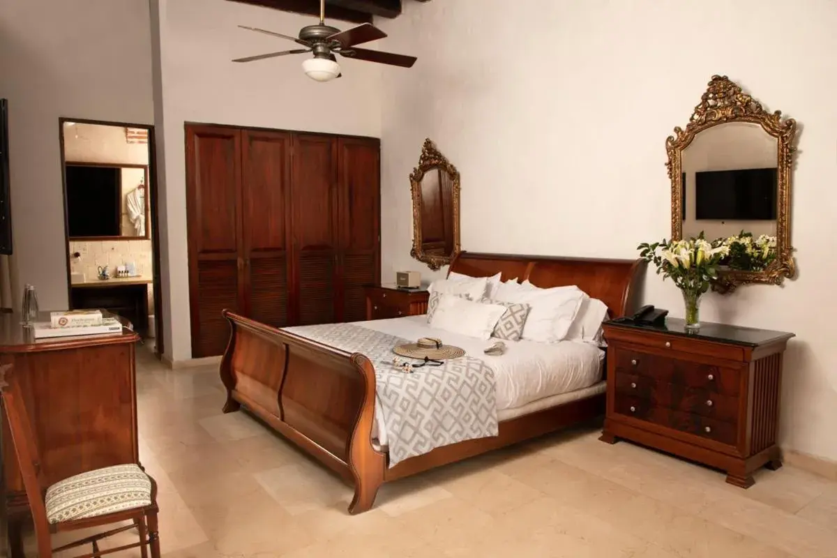Bed in Hotel Boutique Casa Del Arzobispado Bed in Hotel Boutique Casa Del Arzobispado