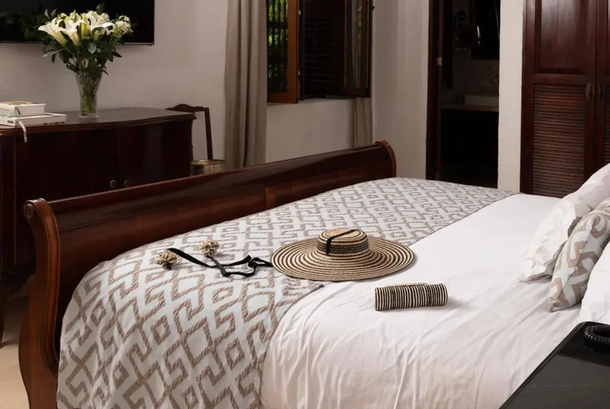 Bed in Hotel Boutique Casa Del Arzobispado Bed in Hotel Boutique Casa Del Arzobispado