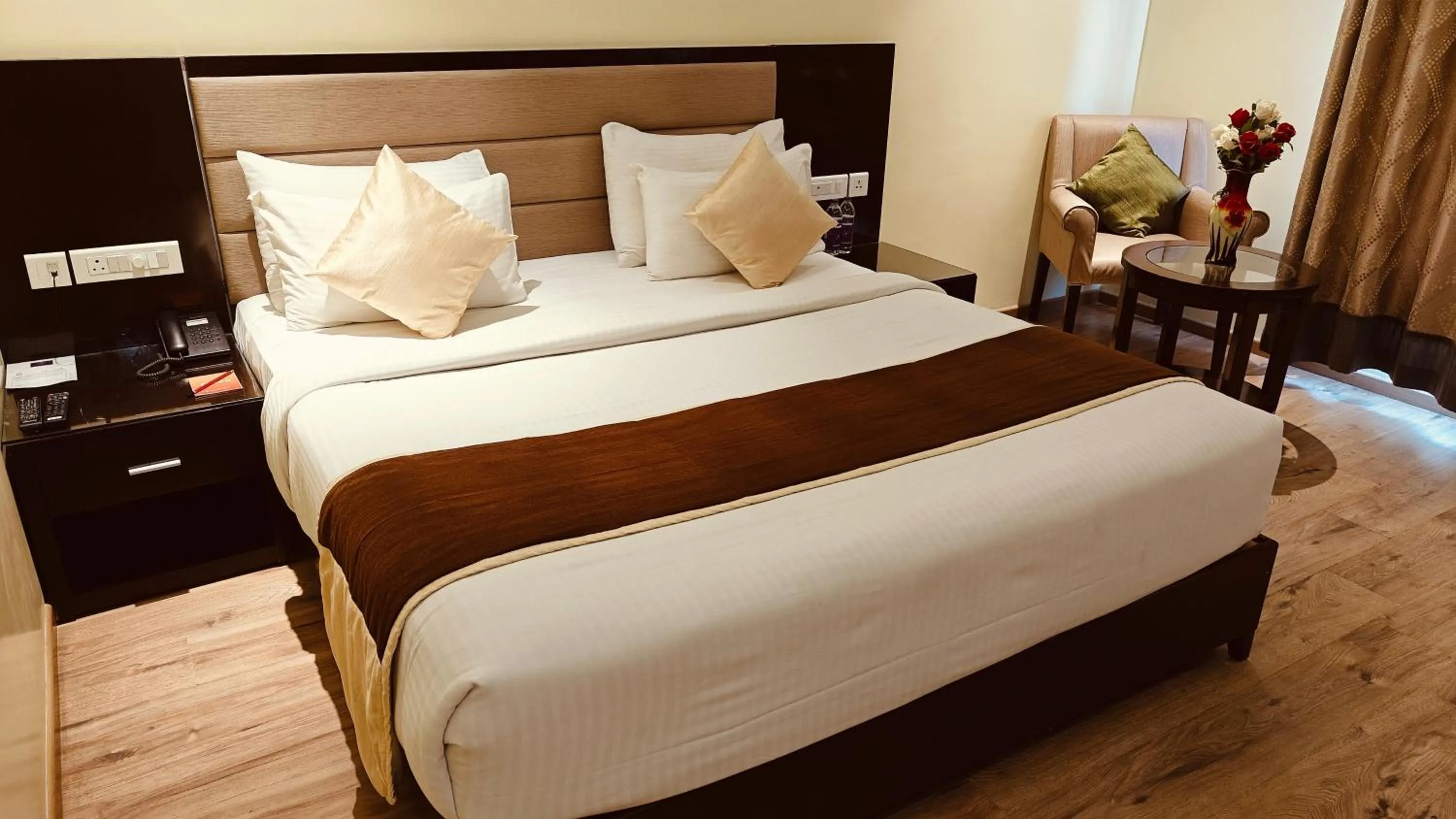 Bed in ASR Parklane, A Bergamont Hotel - Hosur