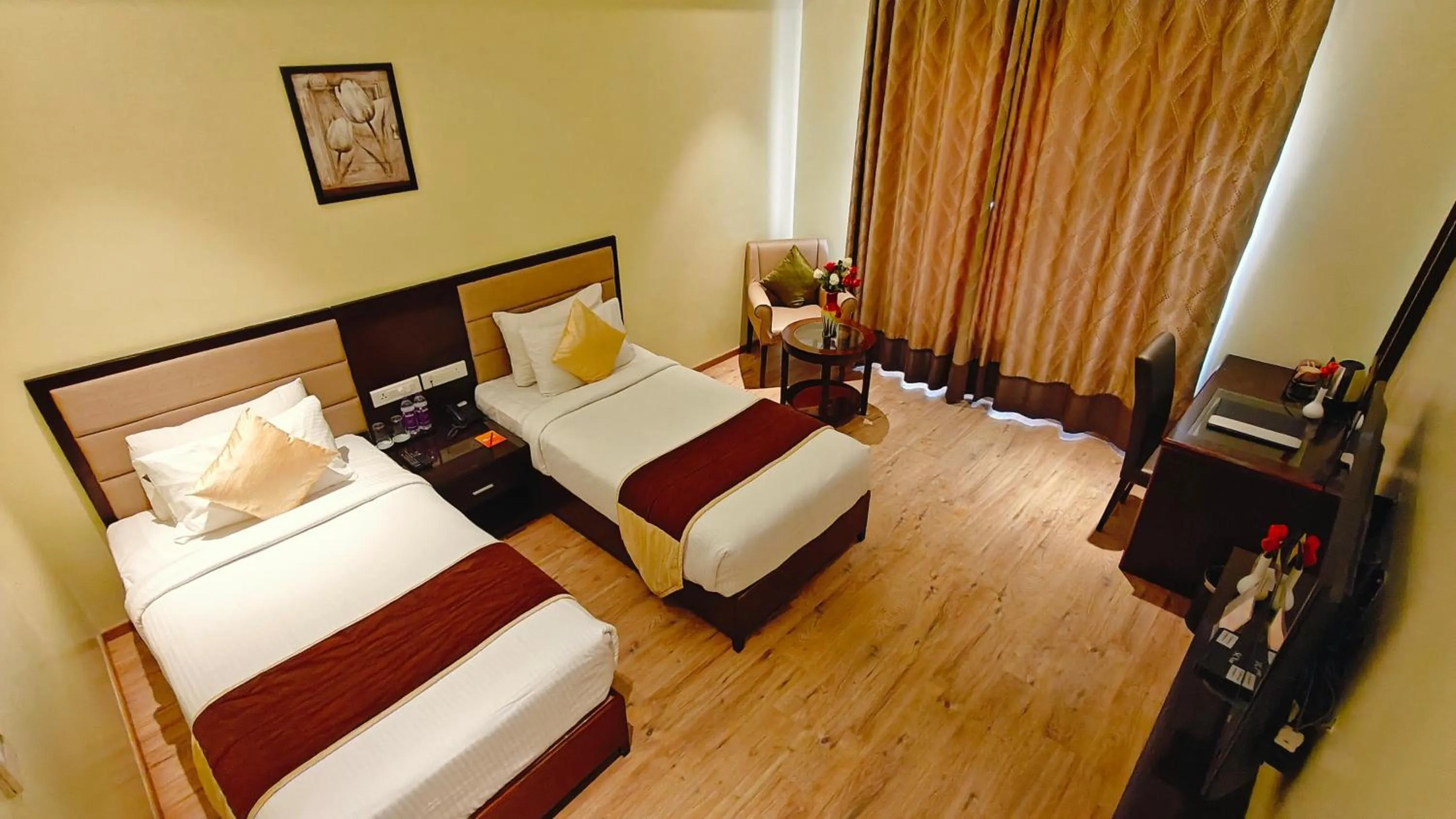 Bed in ASR Parklane, A Bergamont Hotel - Hosur