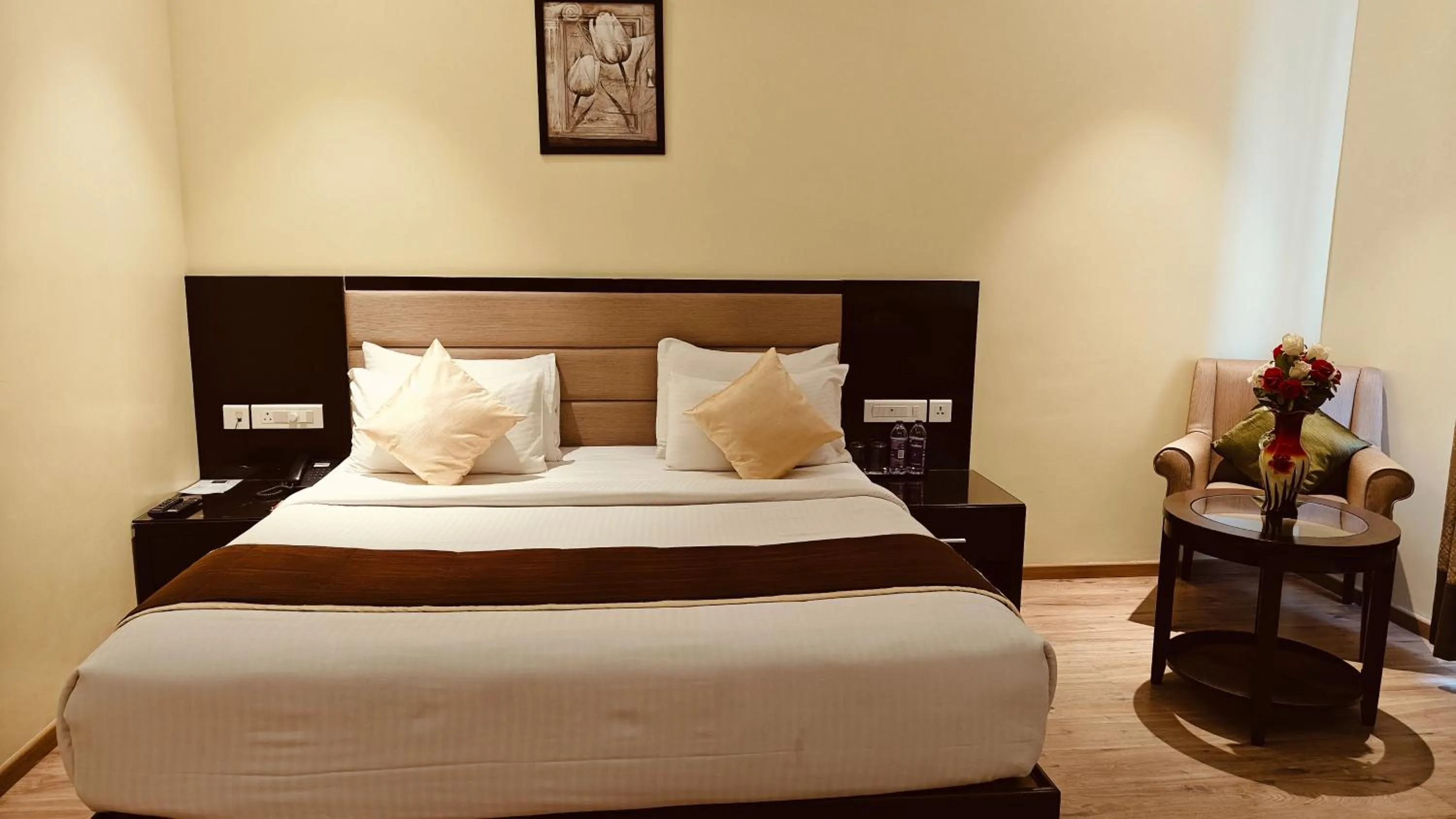 Bed in ASR Parklane, A Bergamont Hotel - Hosur