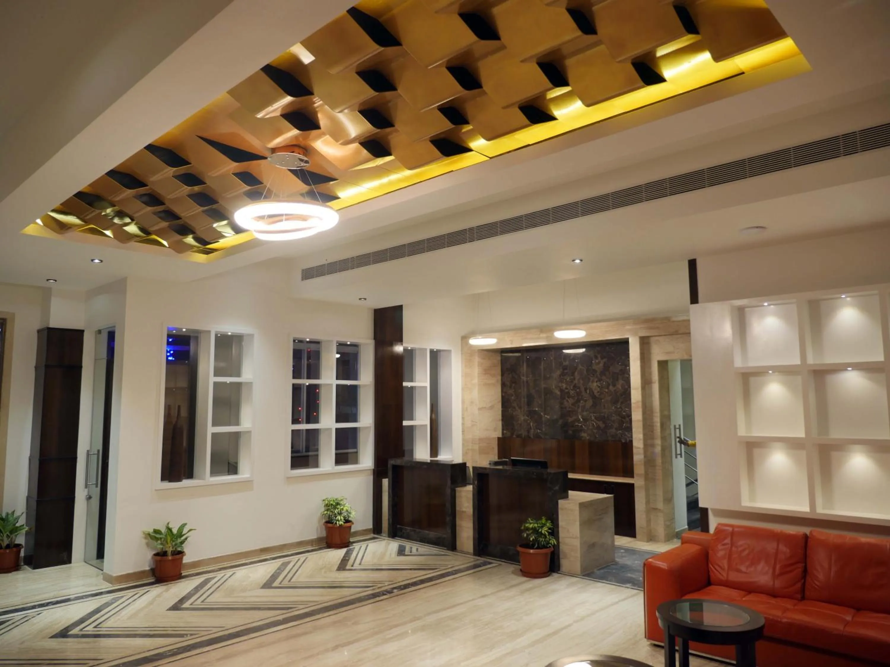 Lobby or reception in ASR Parklane, A Bergamont Hotel - Hosur