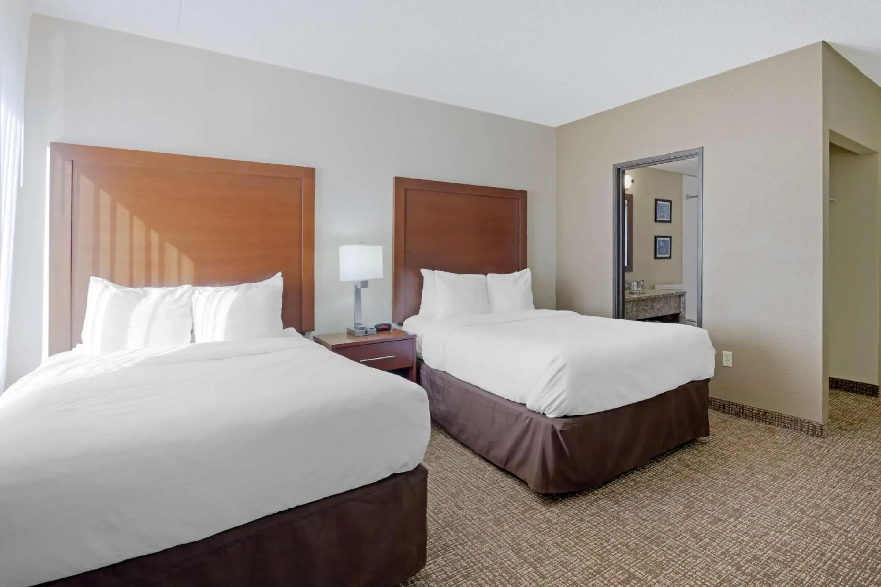 Double Room with Two Double Beds - Accessible in Comfort Inn & Suites Wichita Northeast Double Room with Two Double Beds - Accessible in Comfort Inn & Suites Wichita Northeast