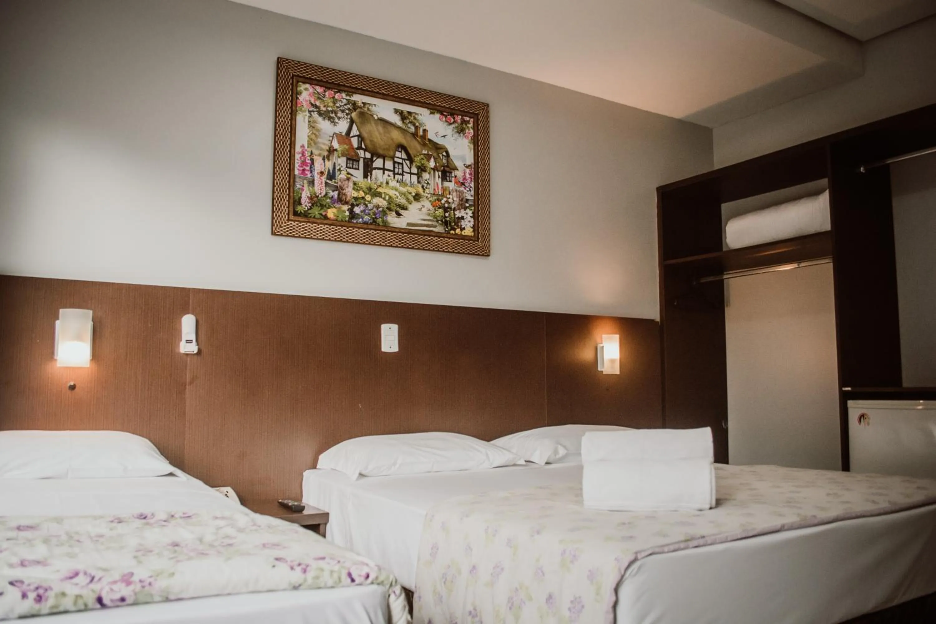 Bed in Hotel Colina São Francisco