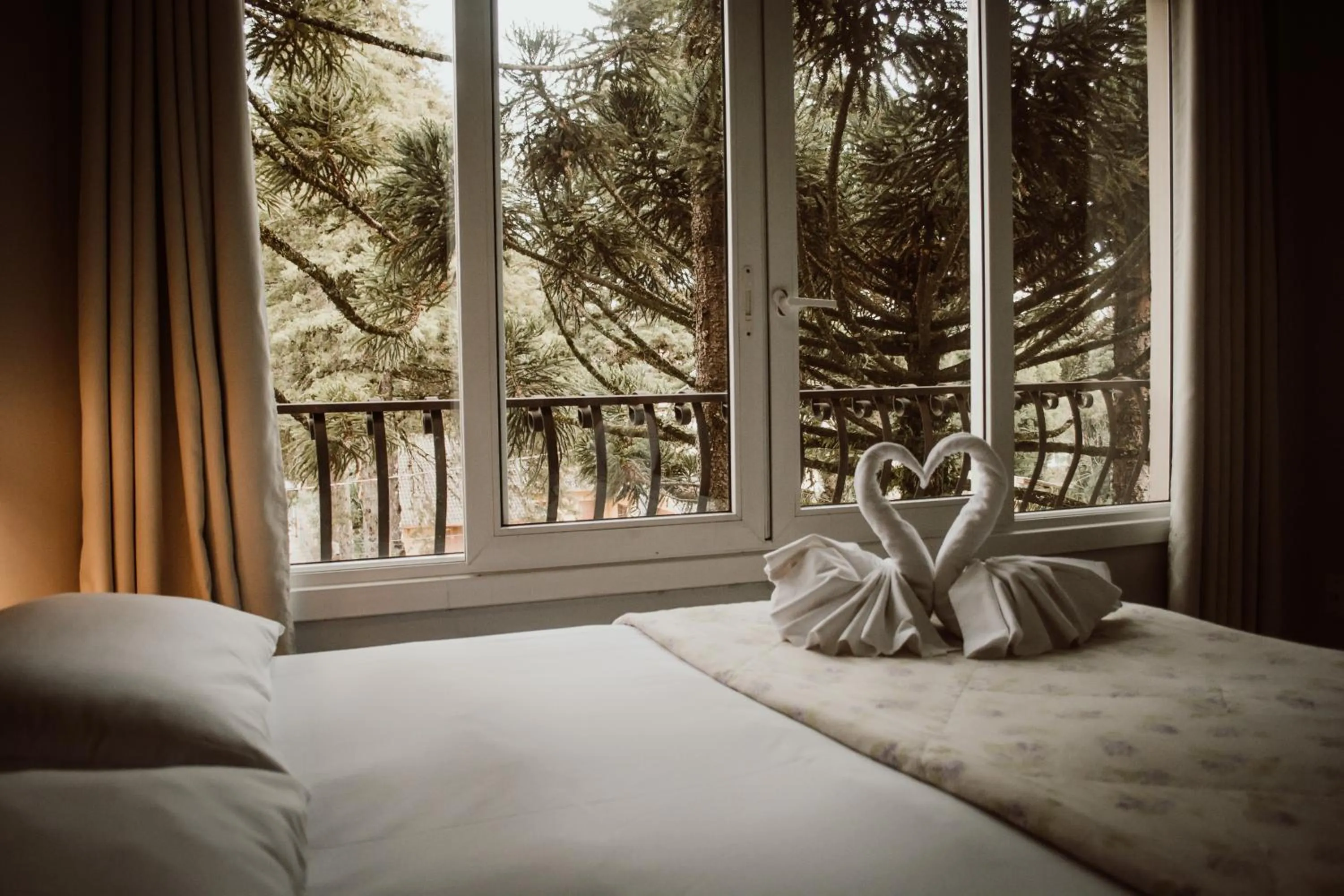 Bed in Hotel Colina São Francisco