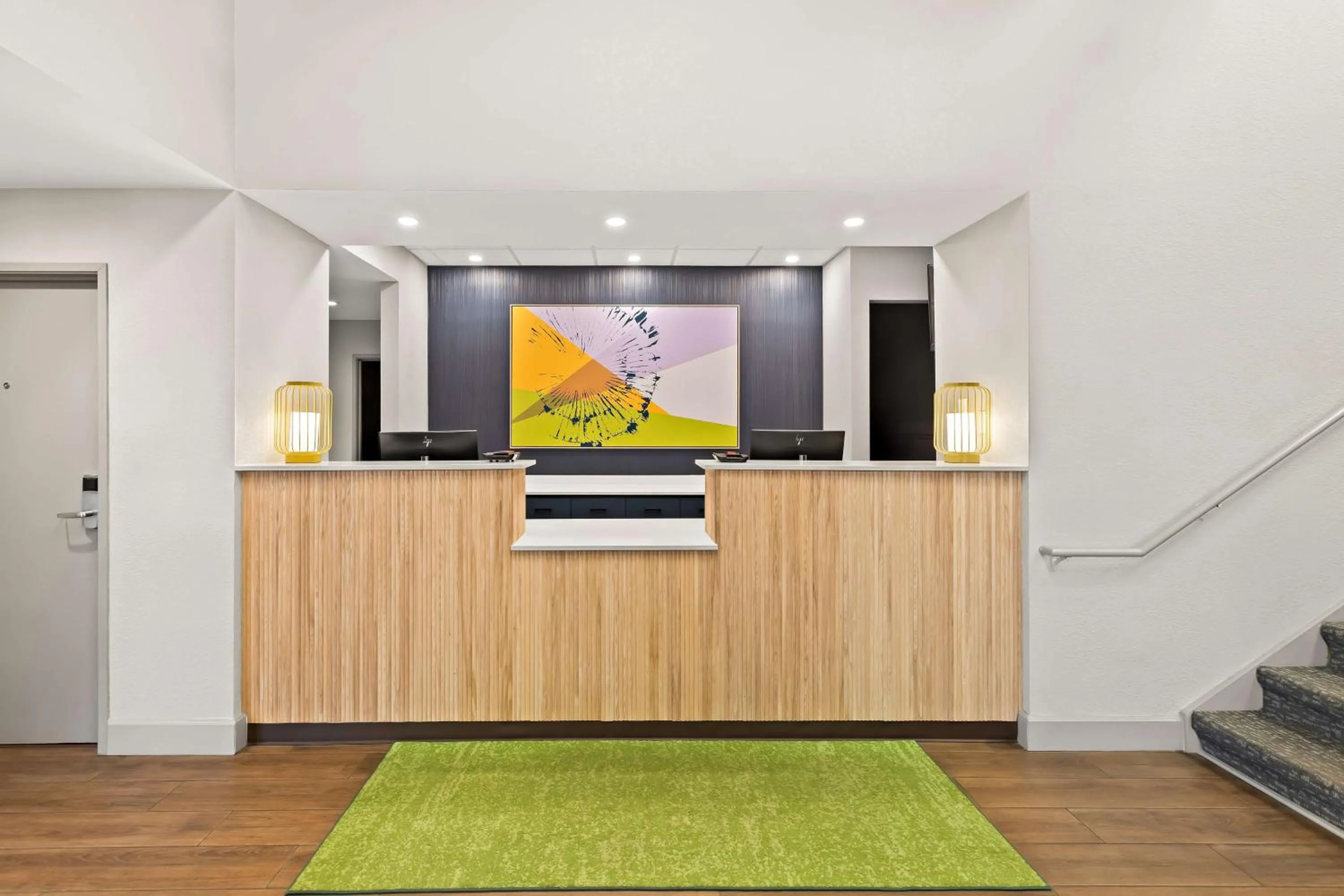 Lobby or reception in Spark by Hilton Wichita East