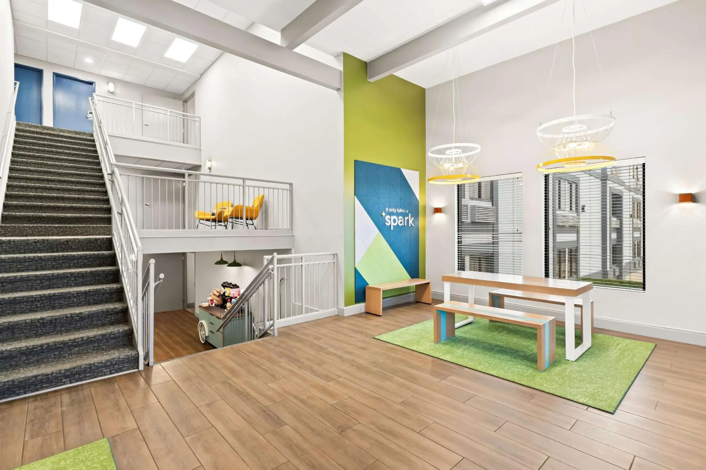 Lobby or reception in Spark by Hilton Wichita East Lobby or reception in Spark by Hilton Wichita East