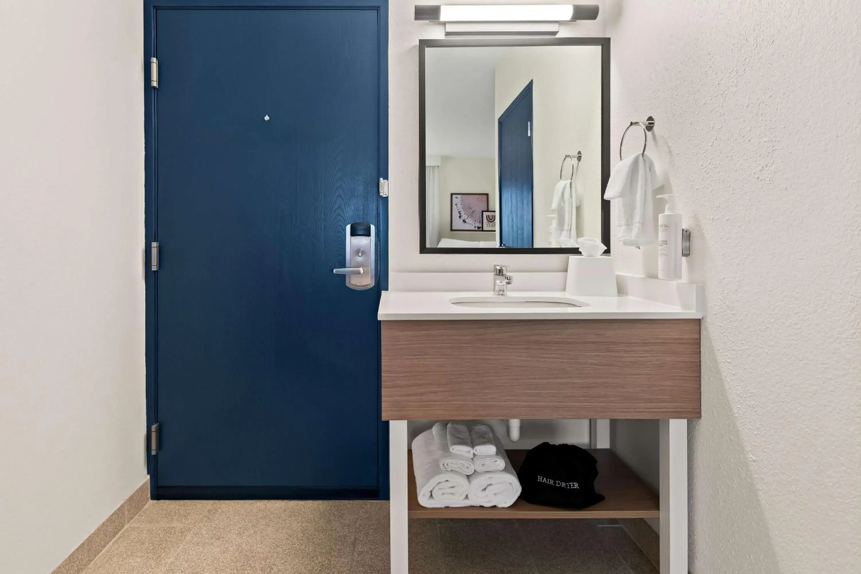 Bathroom in Spark by Hilton Wichita East Bathroom in Spark by Hilton Wichita East