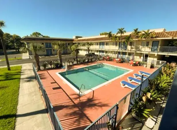 Pool View in Motel 6 Riviera Beach, FL