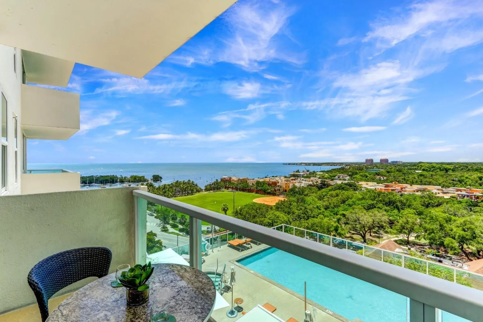 Balcony/Terrace in iCoconutGrove - Luxurious Vacation Rentals in Coconut Grove
