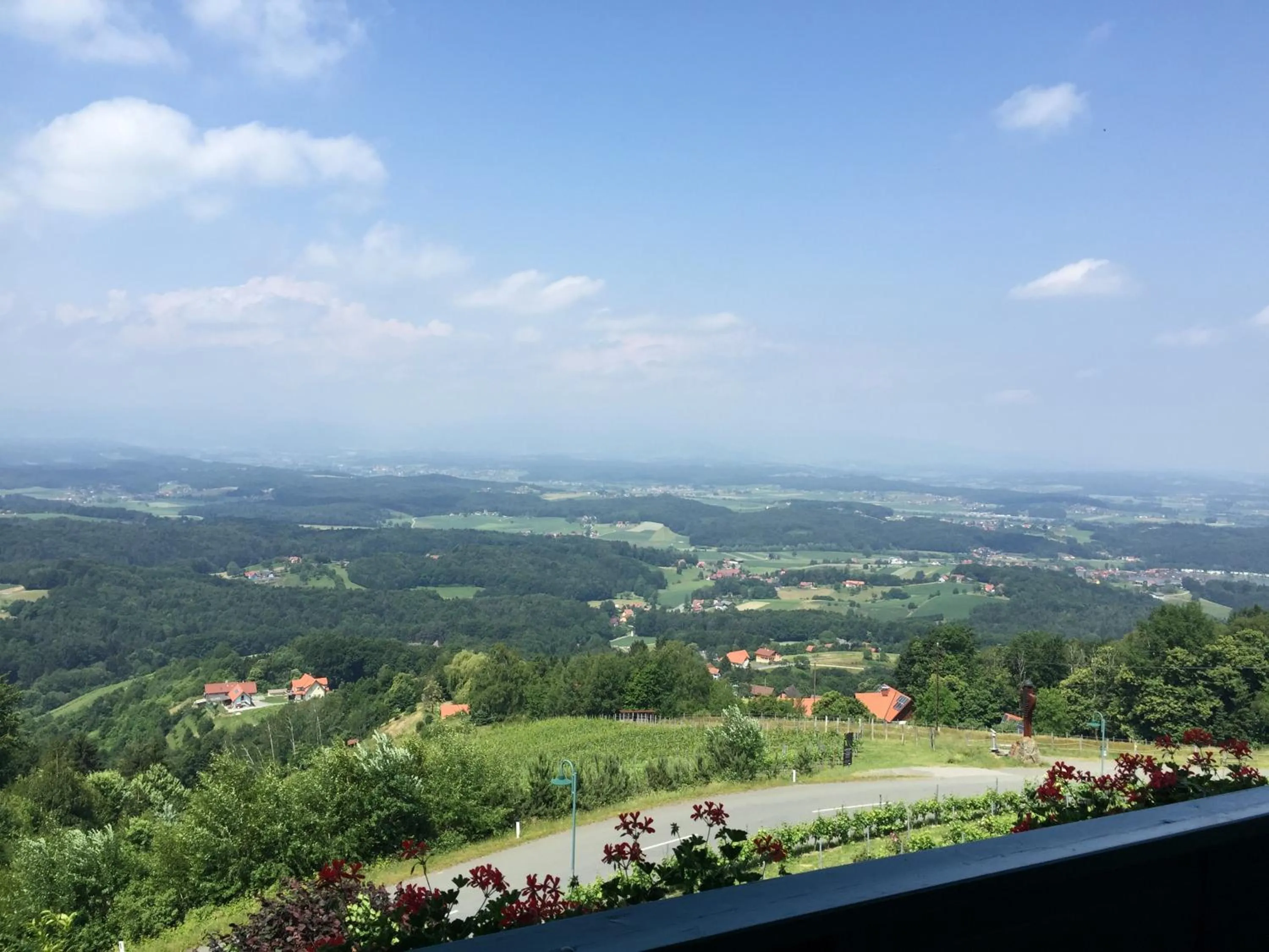 Mountain view in Panoramahotel Steirerland