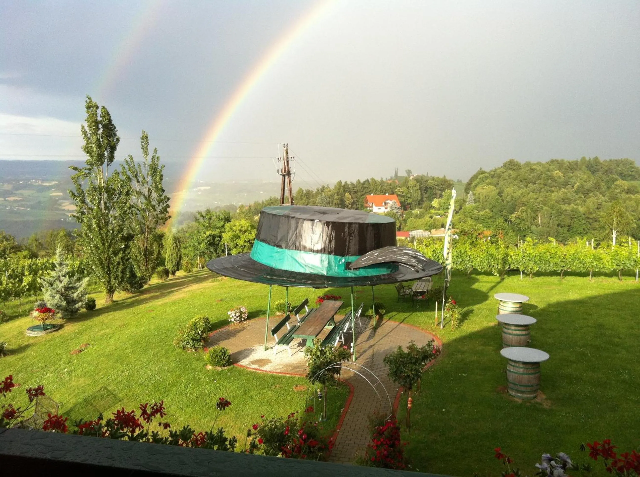Garden in Panoramahotel Steirerland