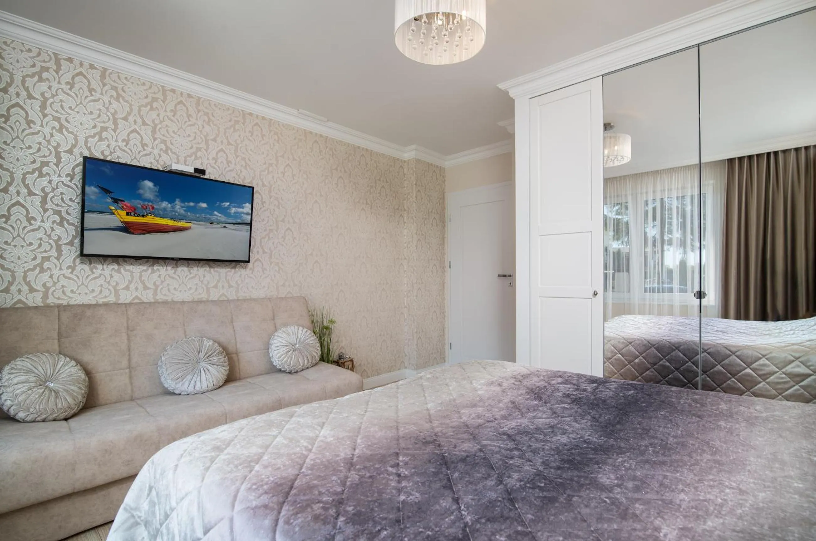 Bedroom, Bed in Apartamenty Relax