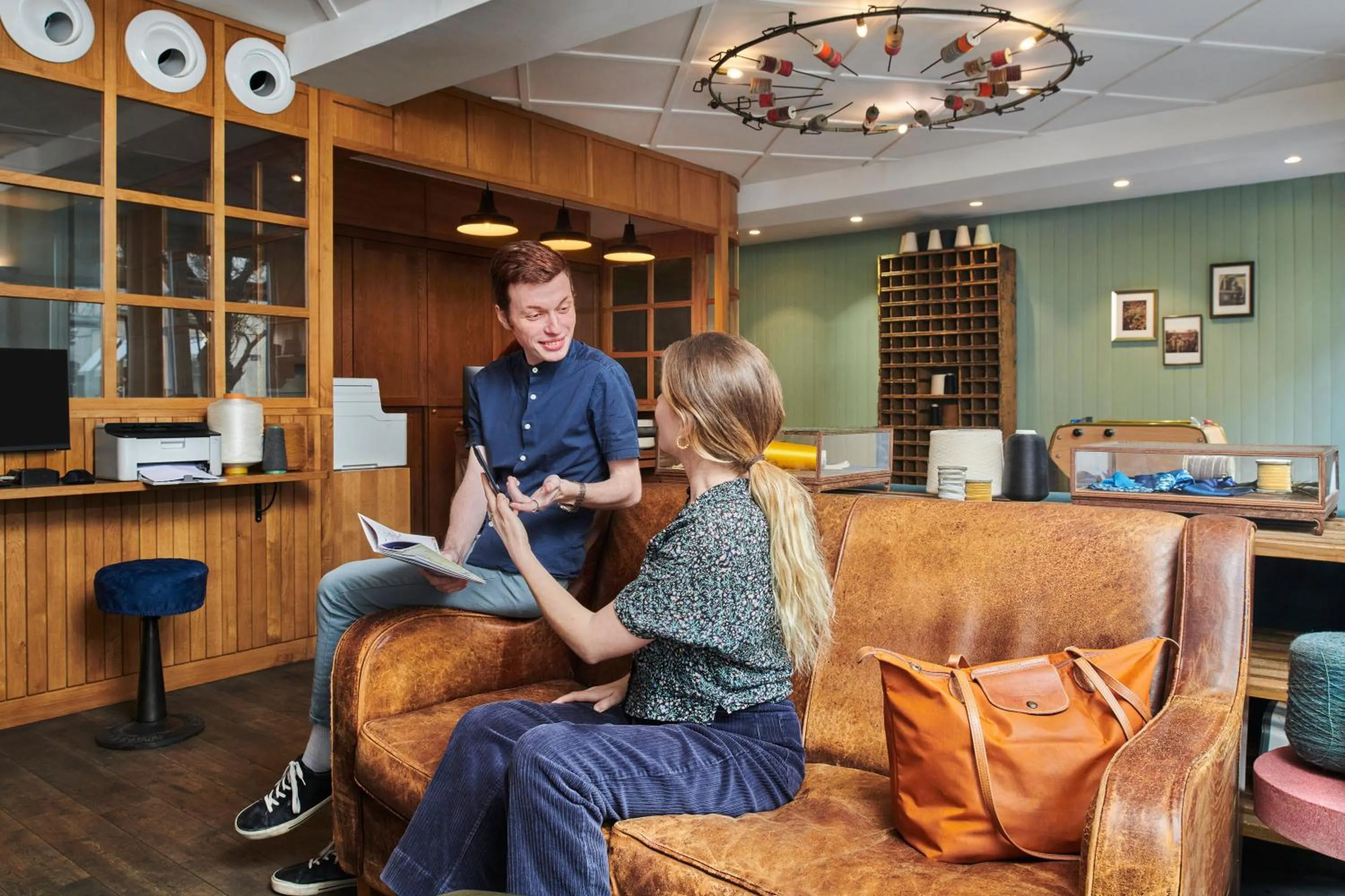 Lobby or reception in Hôtel Silky by HappyCulture