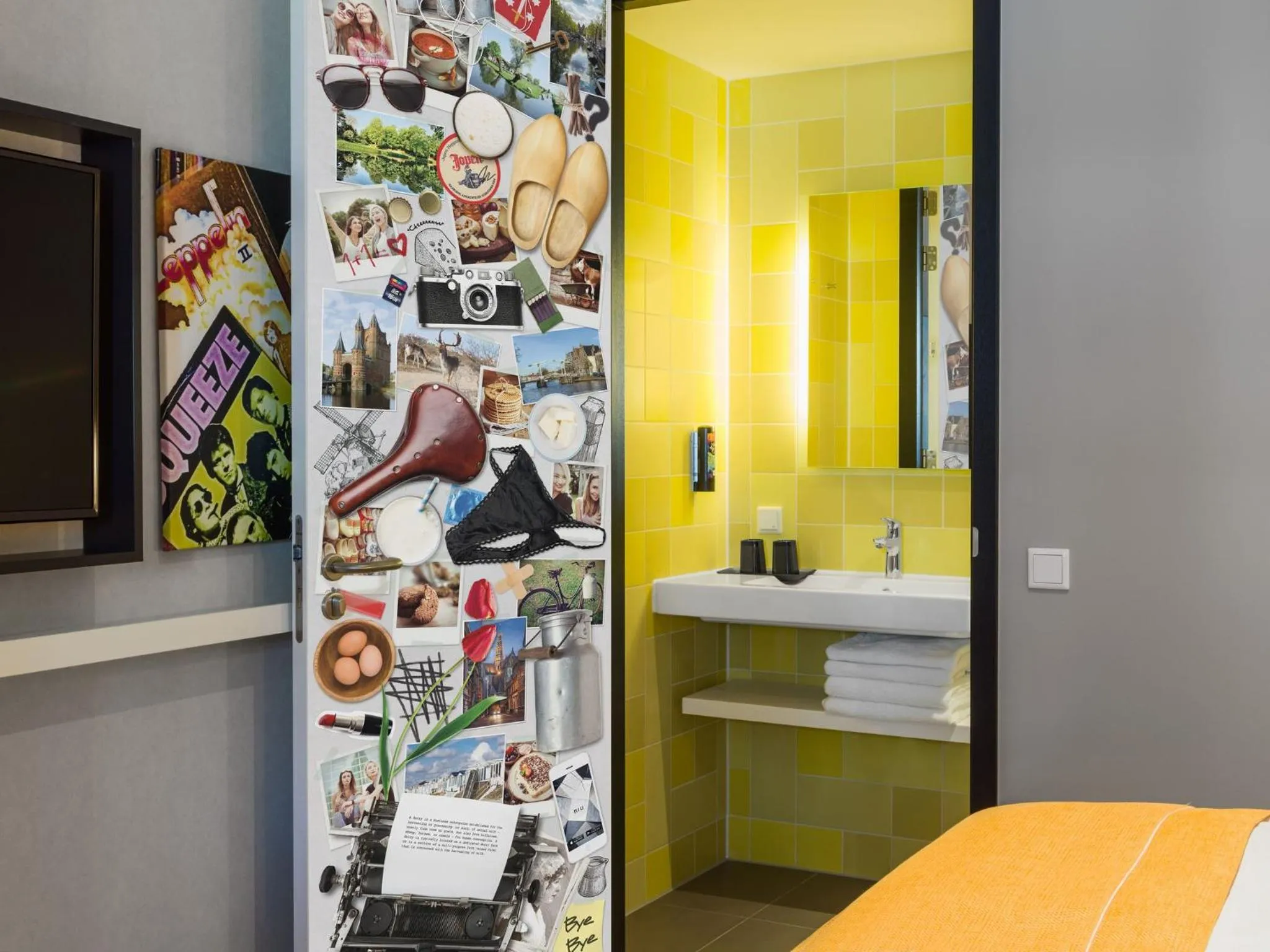 Bathroom, Bed in Holiday Inn - the niu, Dairy Haarlem