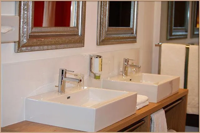 Bathroom in Relax- & Wanderhotel Poppengut