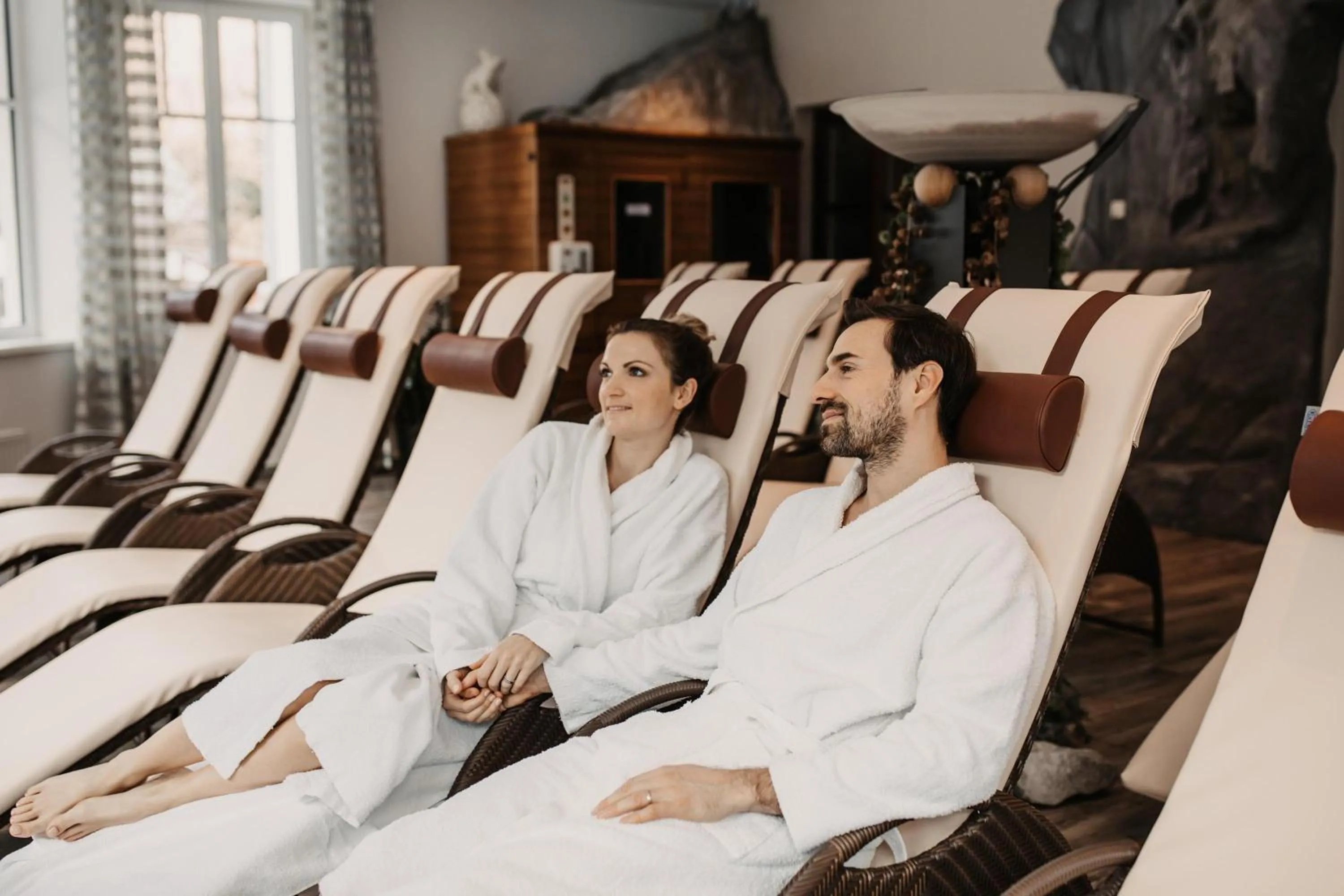 People in Relax- & Wanderhotel Poppengut