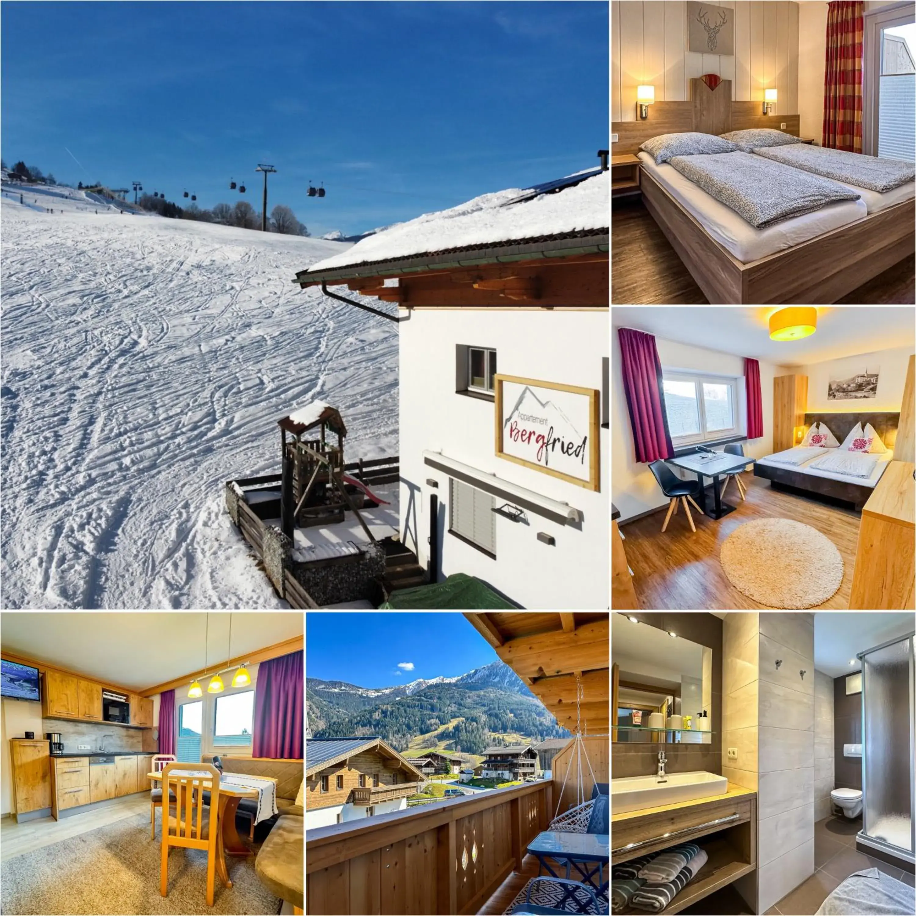 Appartements Bergfried - Ski In Ski Out bis ca Mitte oder Ende März, inklusive Sommerkarte, zentral mit Ausblick über Kaprun Appartements Bergfried - Ski In Ski Out bis ca Mitte oder Ende März, inklusive Sommerkarte, zentral mit Ausblick über Kaprun