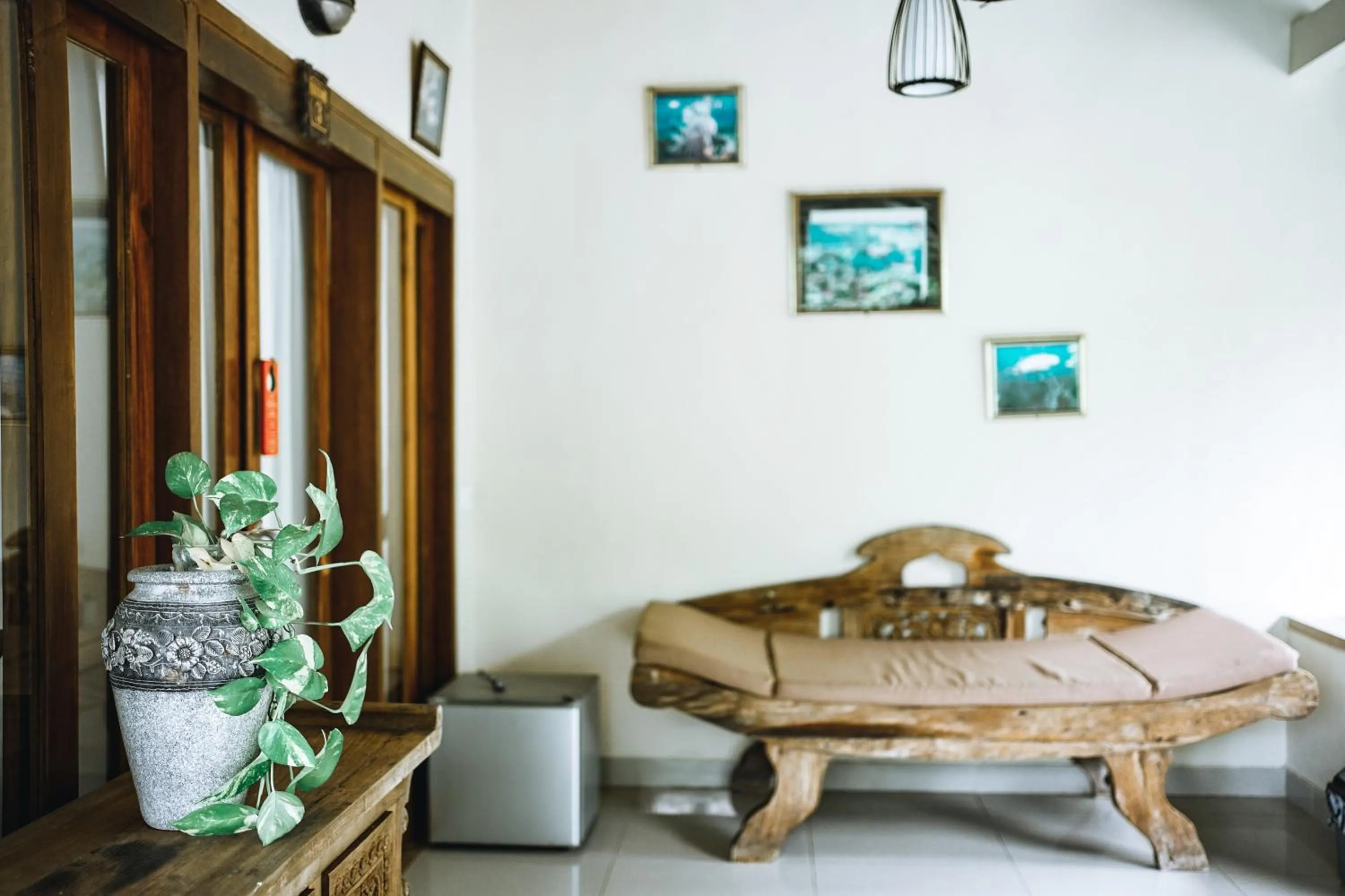 Balcony/Terrace in Amed Cafe & Hotel Kebun Wayan