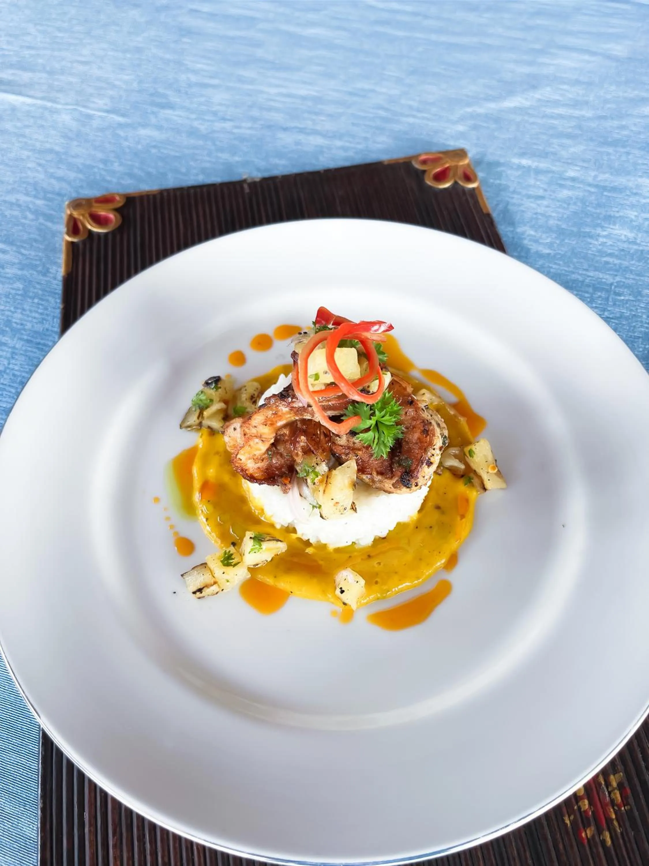 Food and drinks in Amed Cafe & Hotel Kebun Wayan