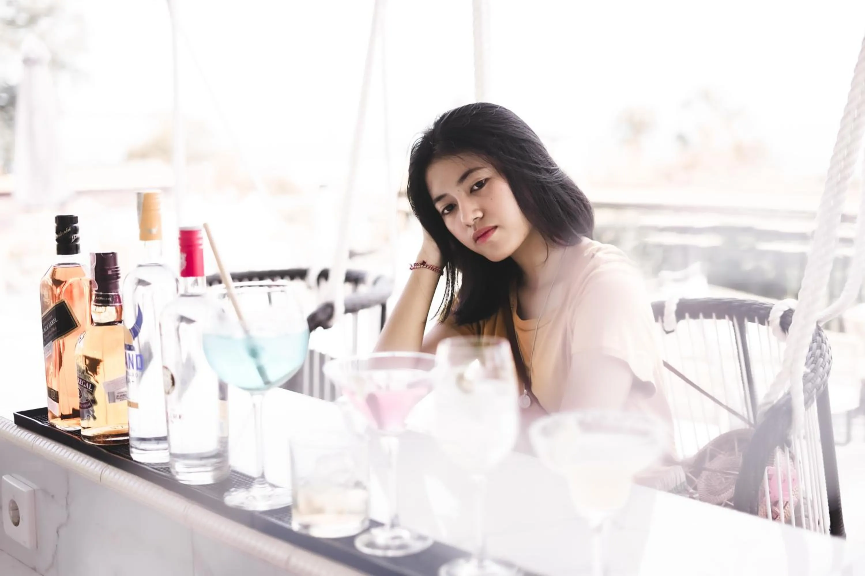 Balcony/Terrace in Amed Cafe & Hotel Kebun Wayan