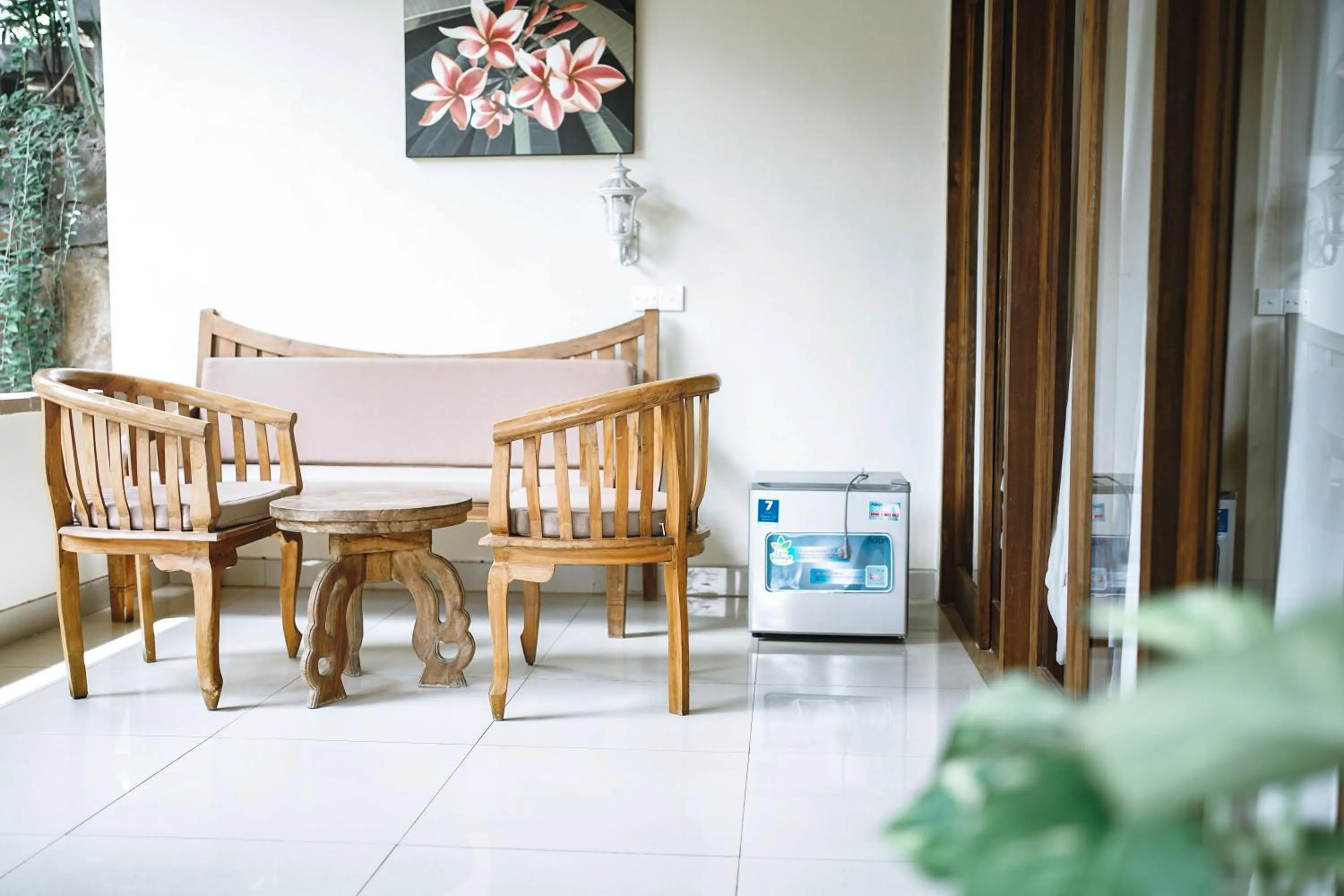 Balcony/Terrace in Amed Cafe & Hotel Kebun Wayan